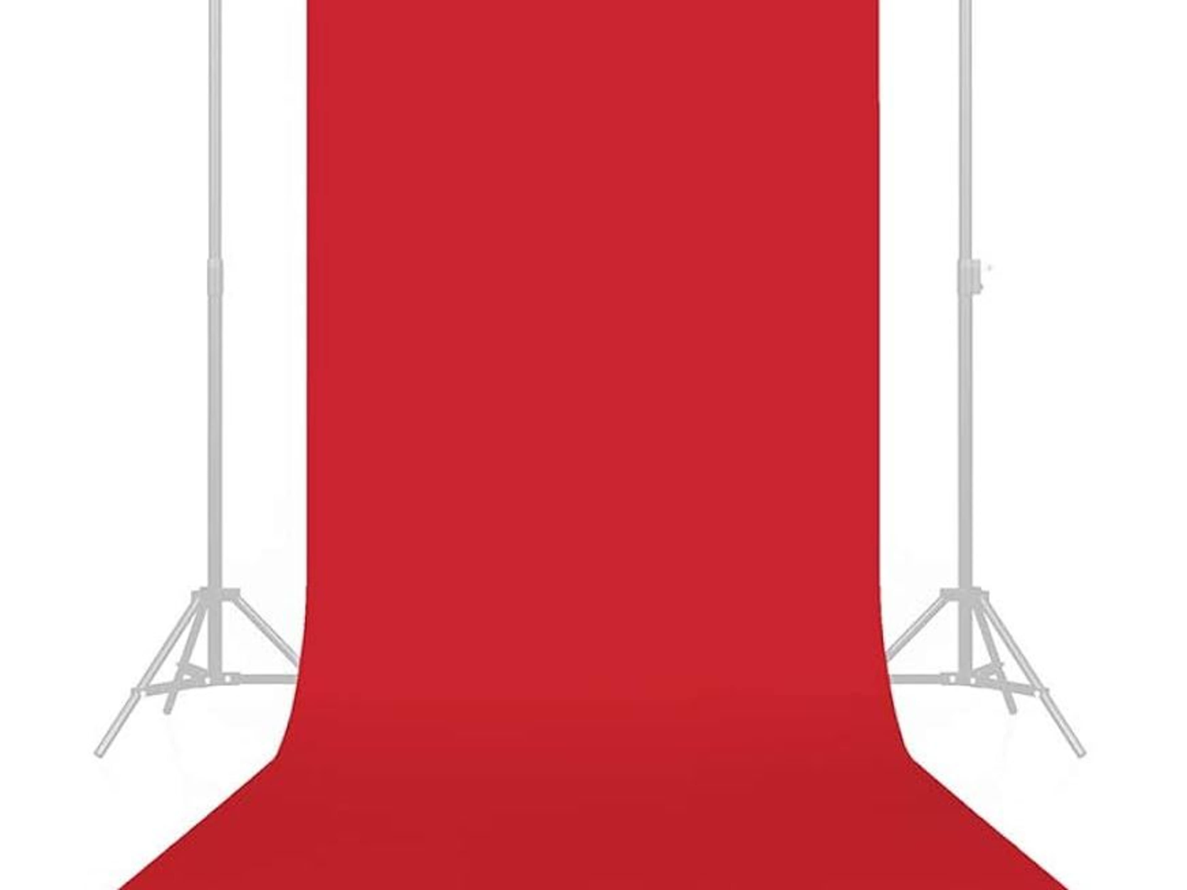Red 7ft Seamless Background Paper