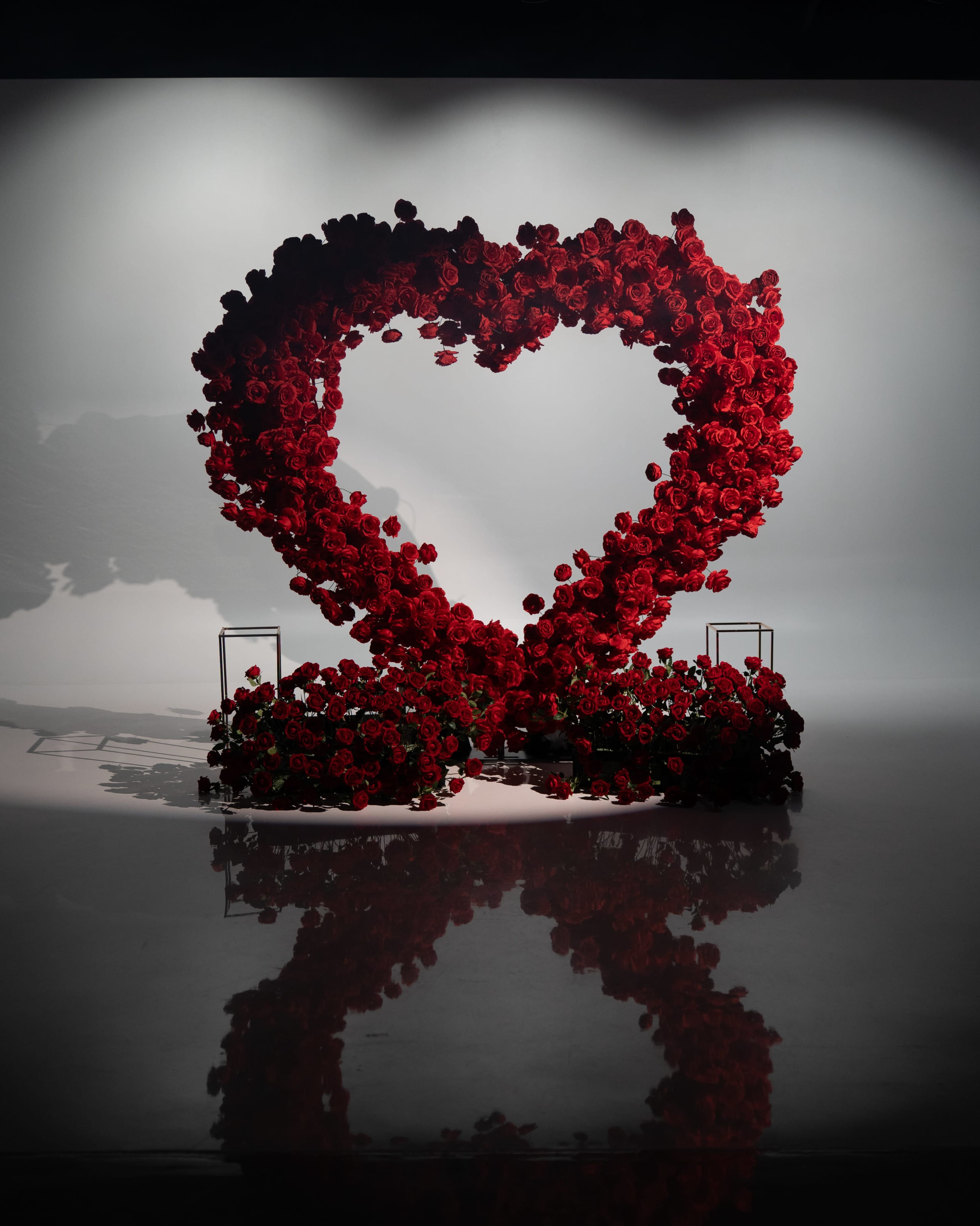 20x30 Cyclorama Wall with full RGB and EPOXY FLOOR (Valentine's day set available) Image in Gwinnett Village, Norcross, GA