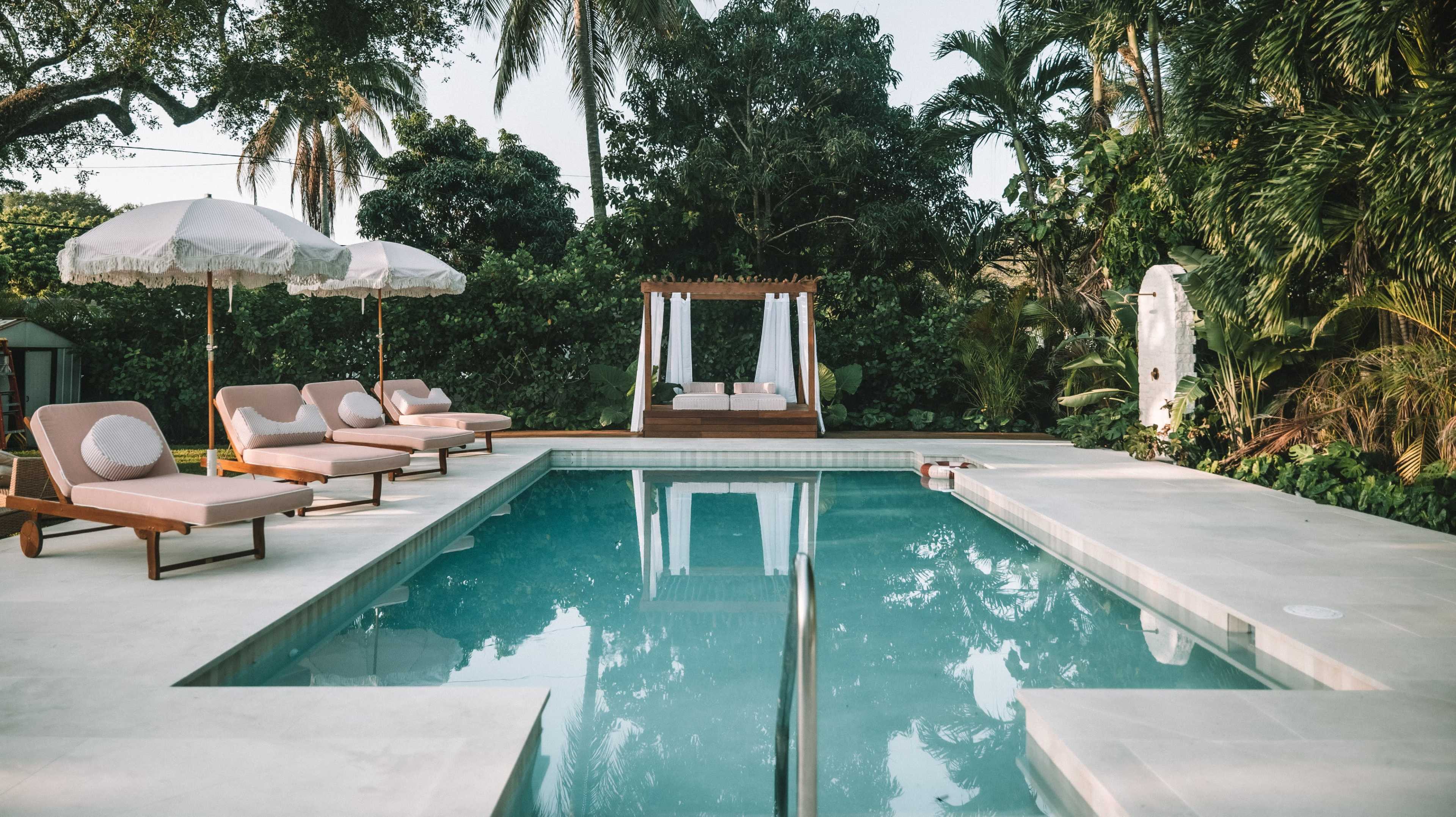 Tropical Pool Oasis with Cabana | North Miami Image in Biscayne Gardens, Miami, FL