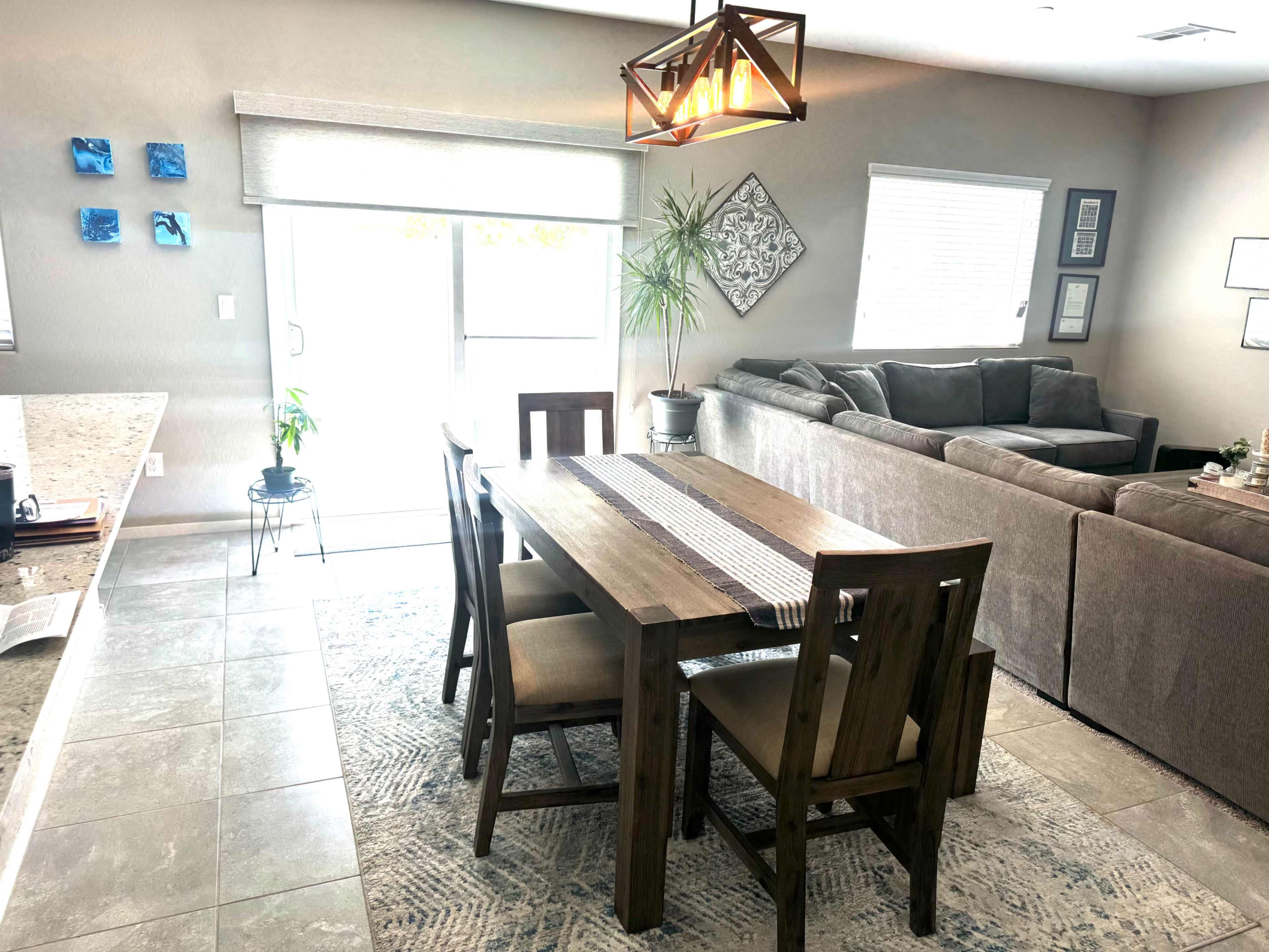 quiet 3 bedroom upstairs and open plan living area downstairs which makes it roomy. Close to down town Image in North Las Vegas, Las Vegas, NV