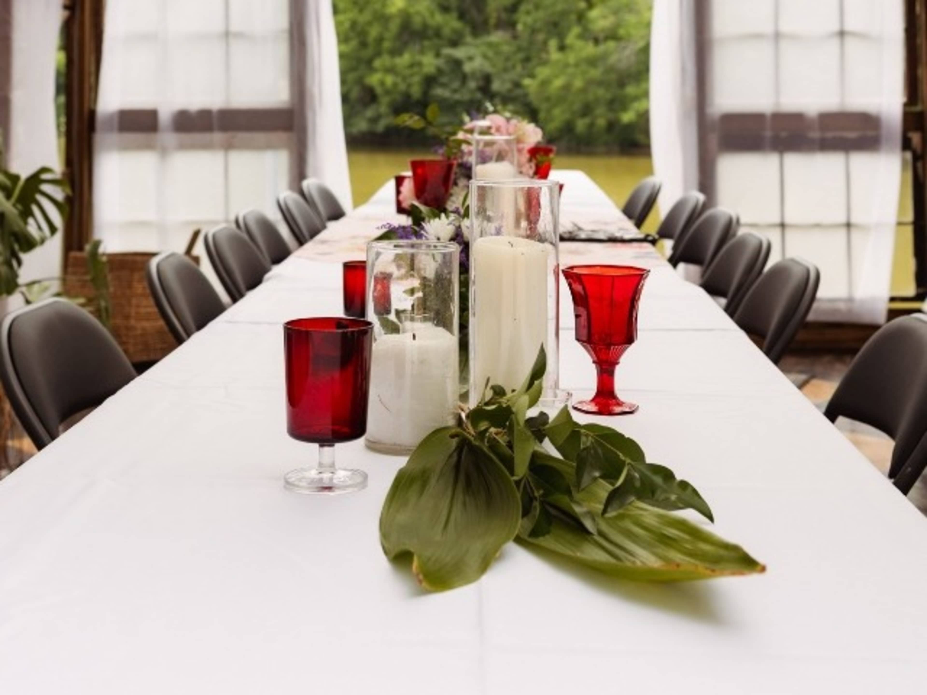 Tables, Chairs, and Linens Rental