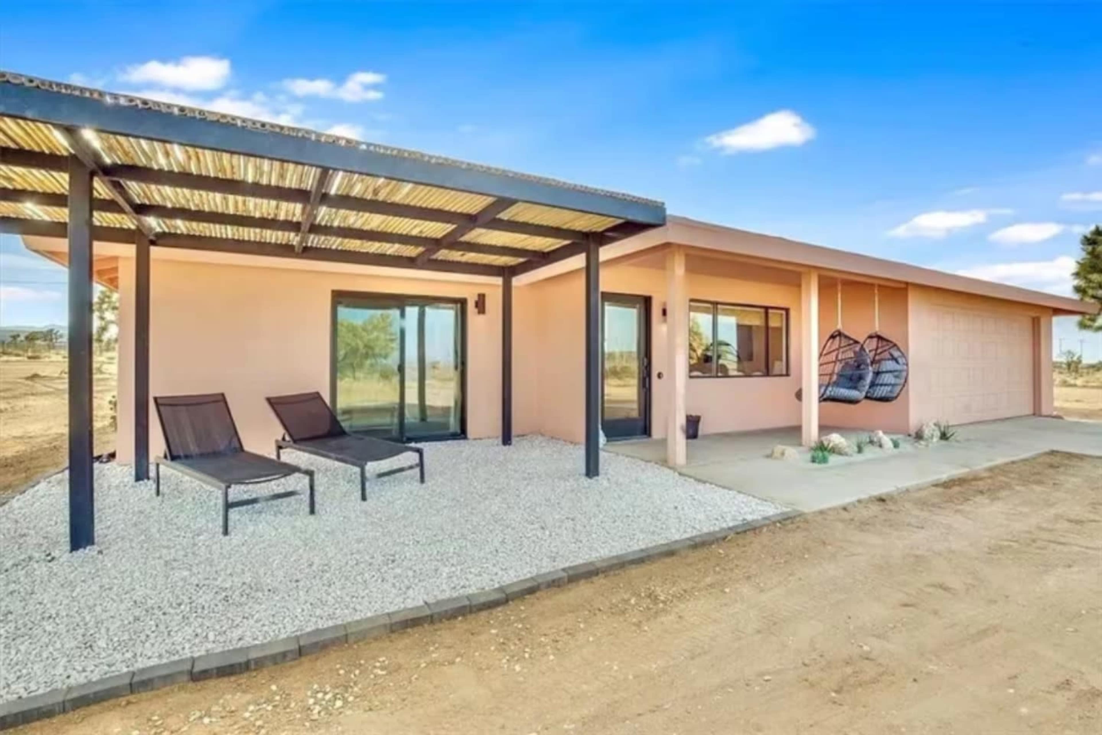 Dreamy desert pink house Image in , Yucca Valley, CA