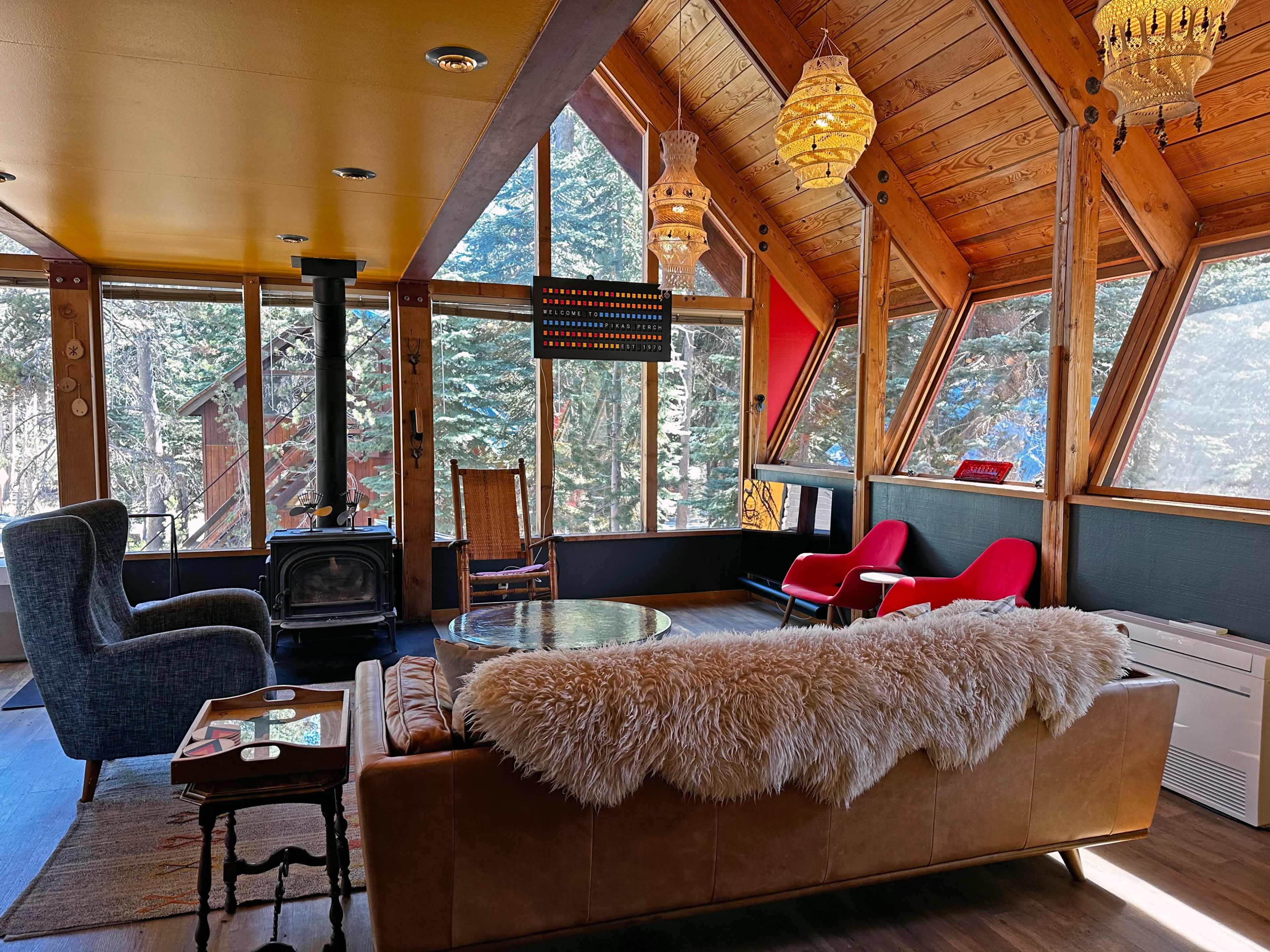 1970s Glass‑Walled Luxury Chalet Image in , Soda Springs, CA