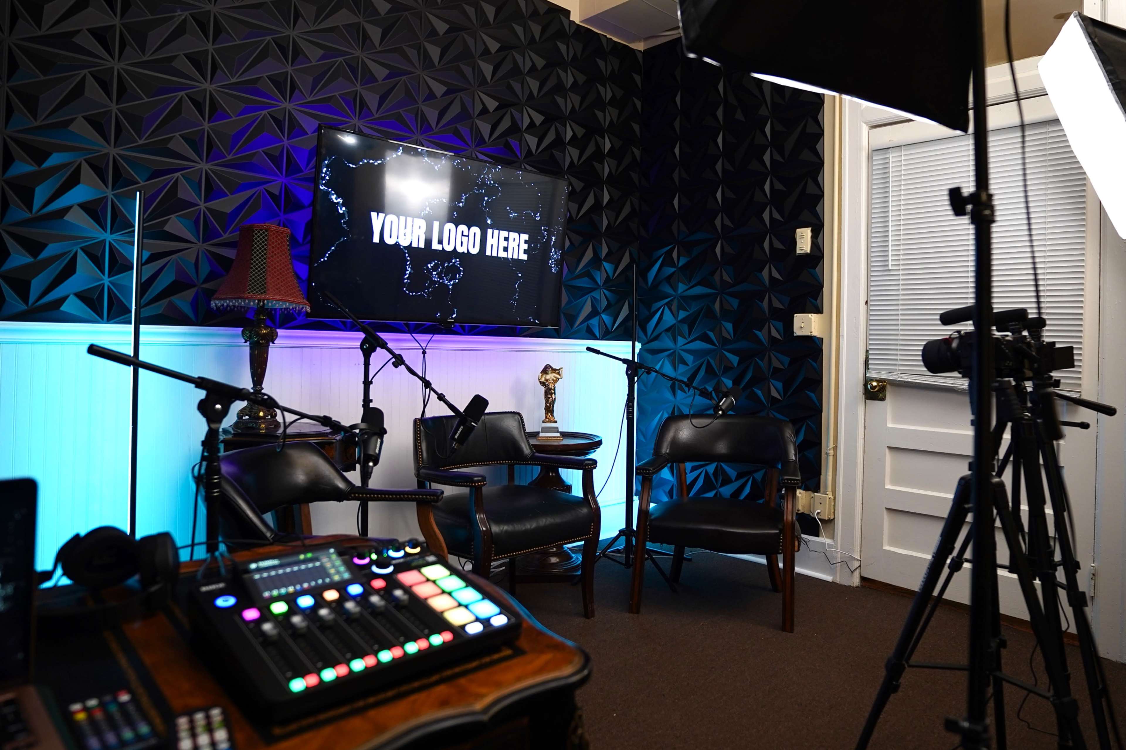 Premium Podcast & Video Studio in Historic Italian Club Image in Ybor City, Tampa, FL