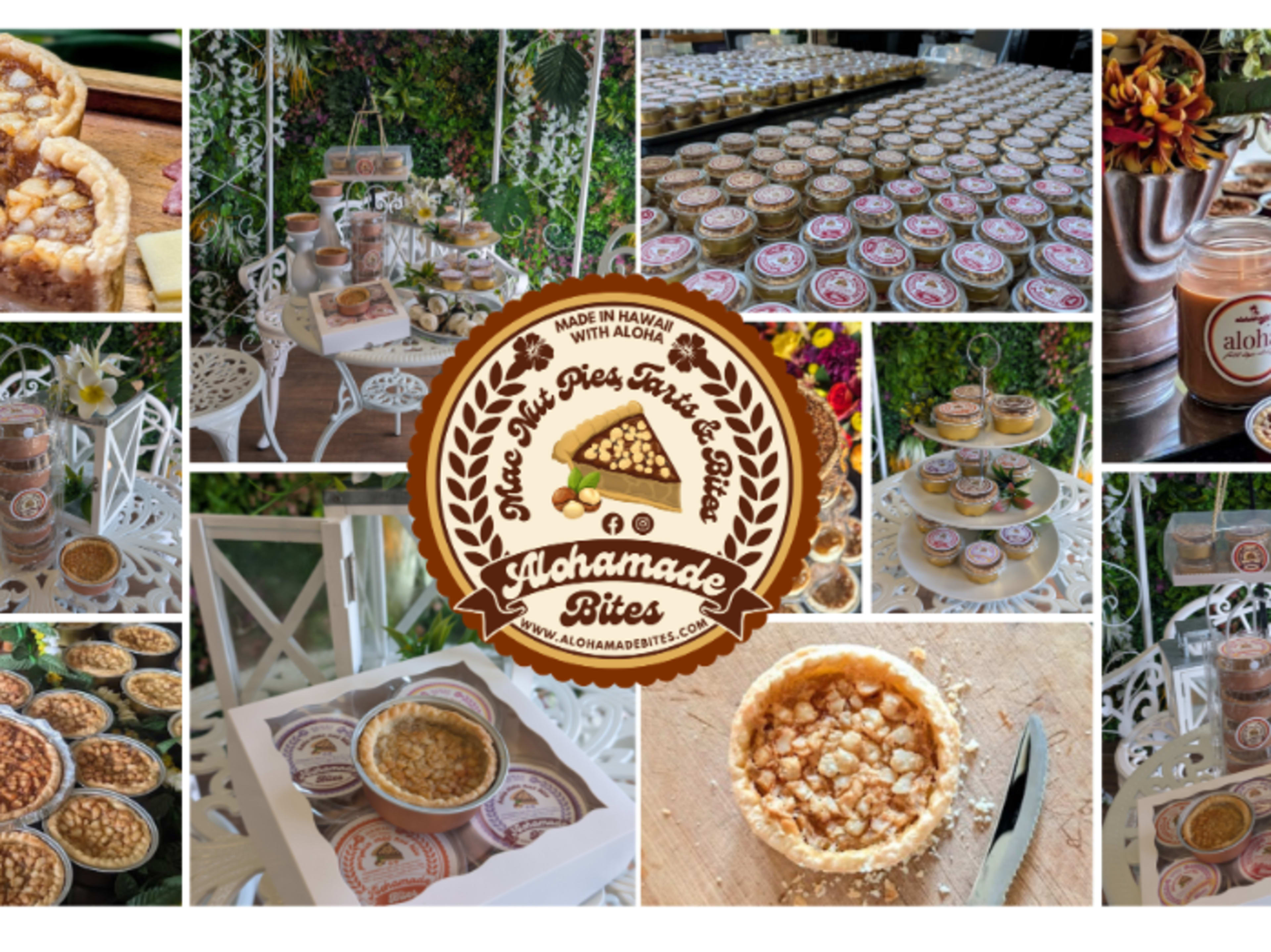 Hawaiian Macadamia Nut Pie Tarts Bites Party Tray