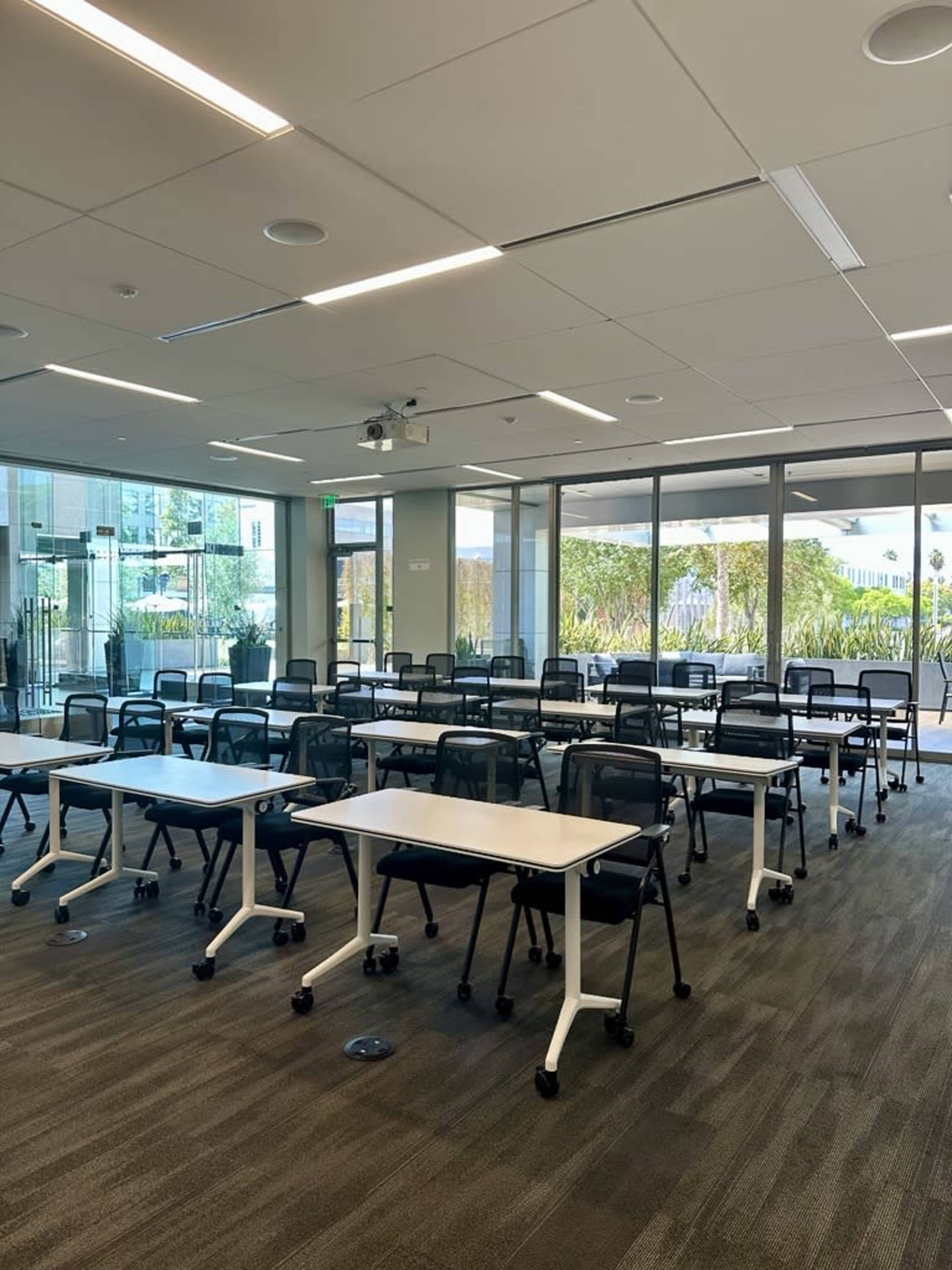 32 Person Training Room with Private Outdoor Patio – Intersect, Irvine ...