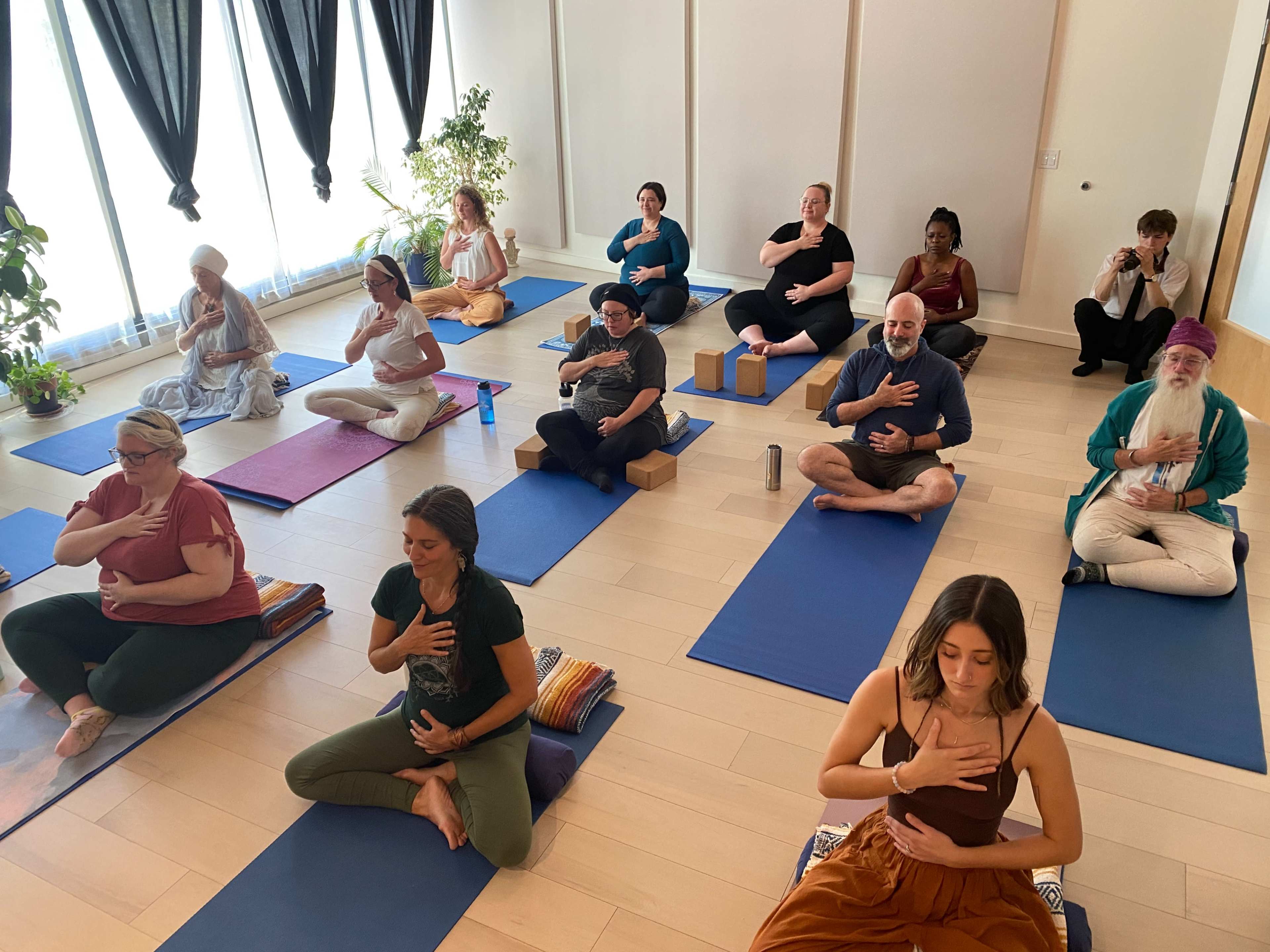 Colorful cozy welcoming yoga studio Image in Southeast Portland, Portland, OR