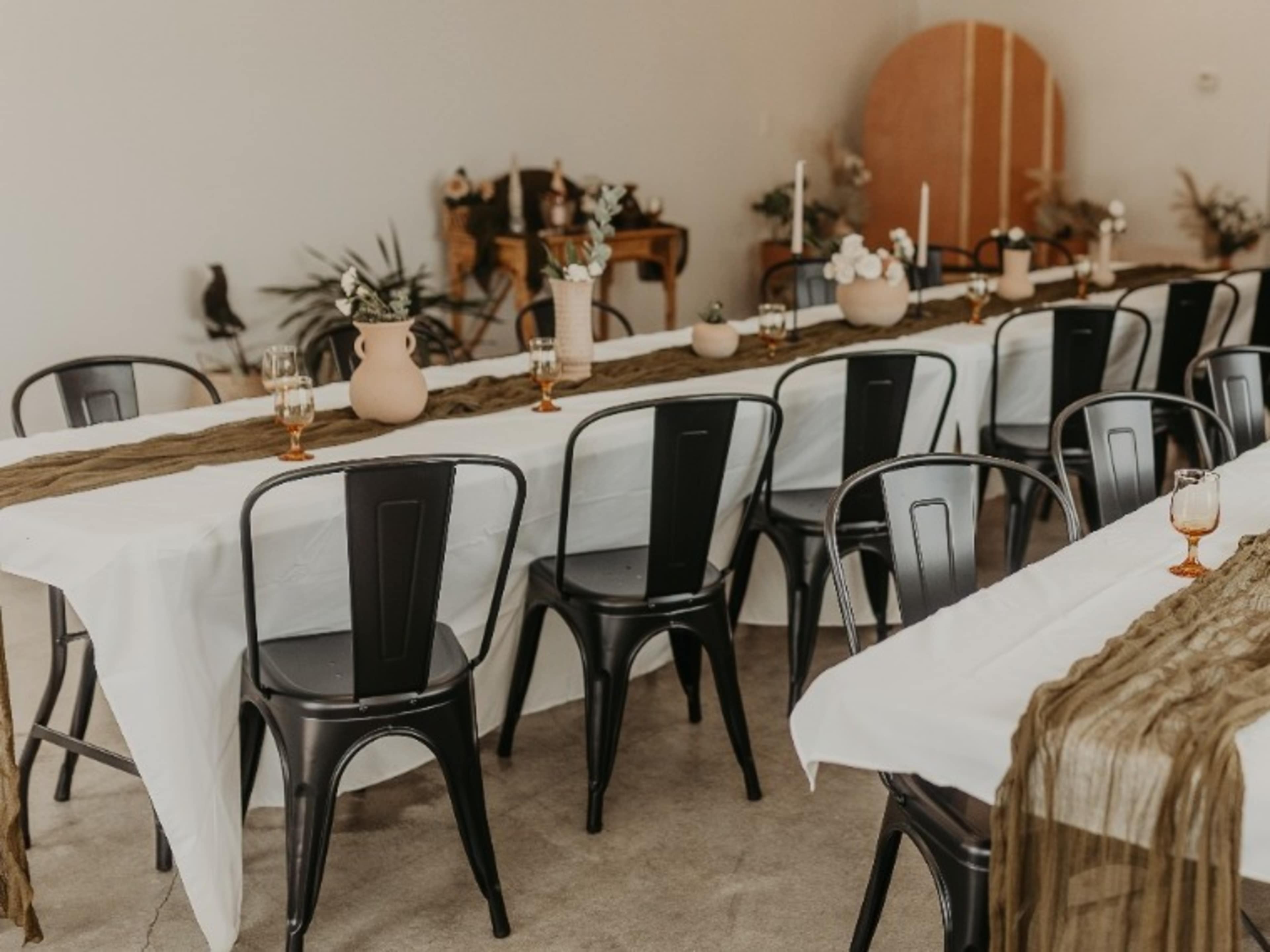 Black Bistro Event Chairs