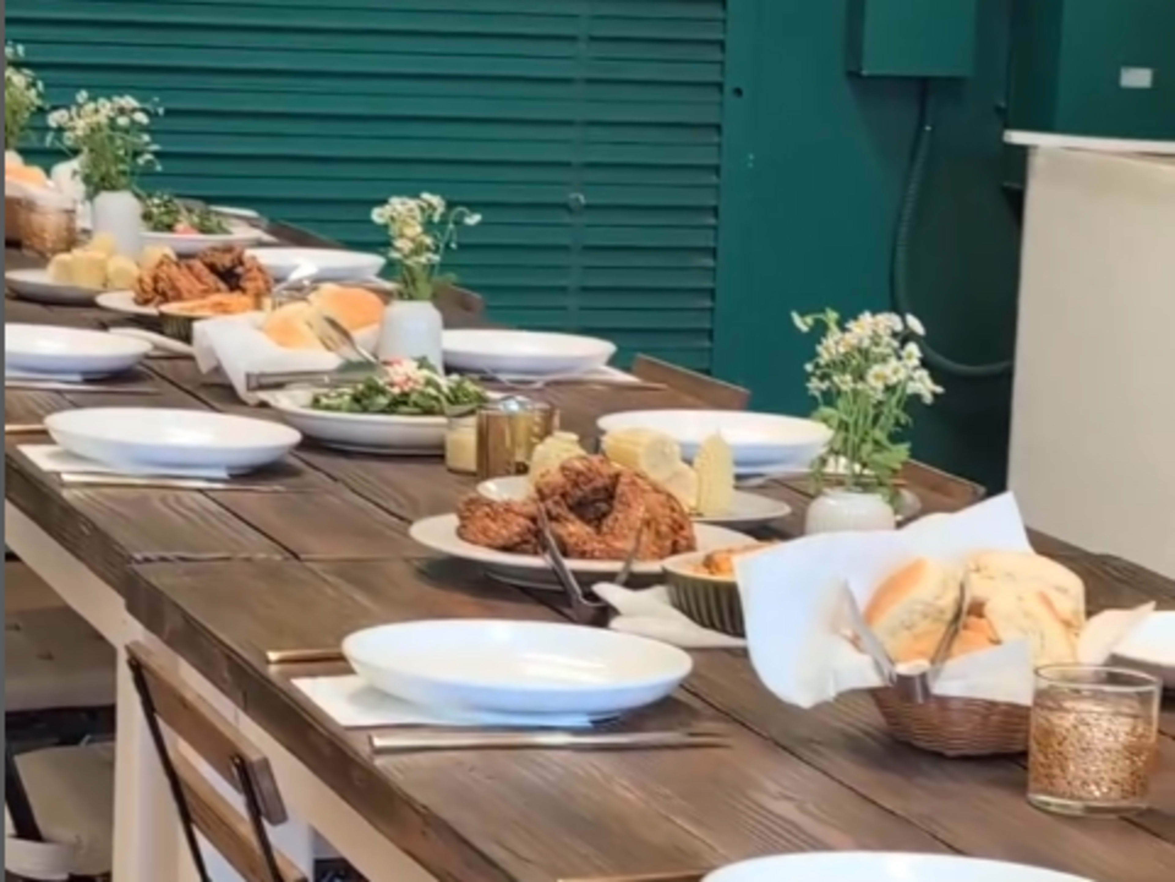 Family Style Fried Chicken Lunch