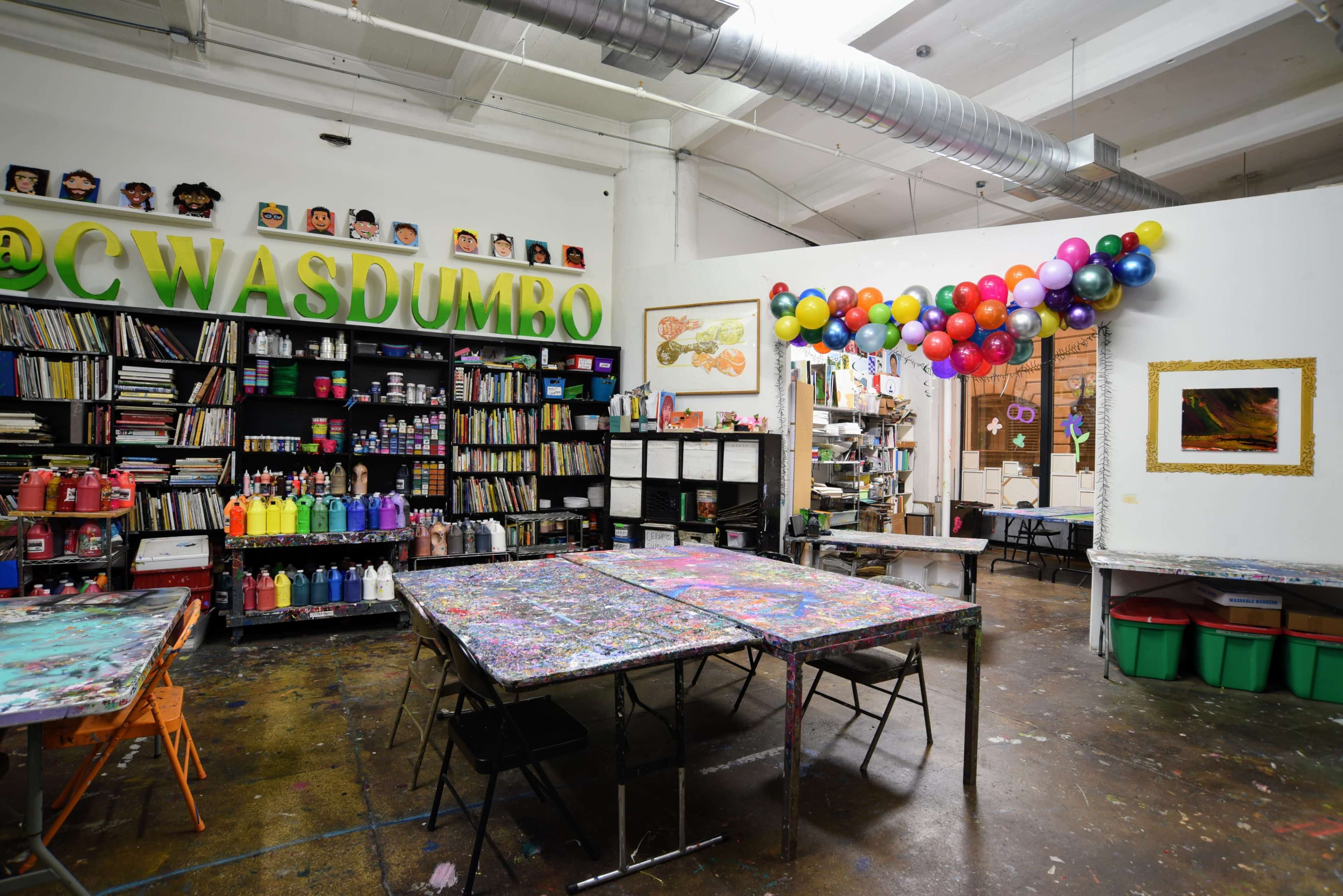 Colorful (and Huge) Art Studio in Dumbo, Brooklyn Image in Dumbo, Brooklyn, NY