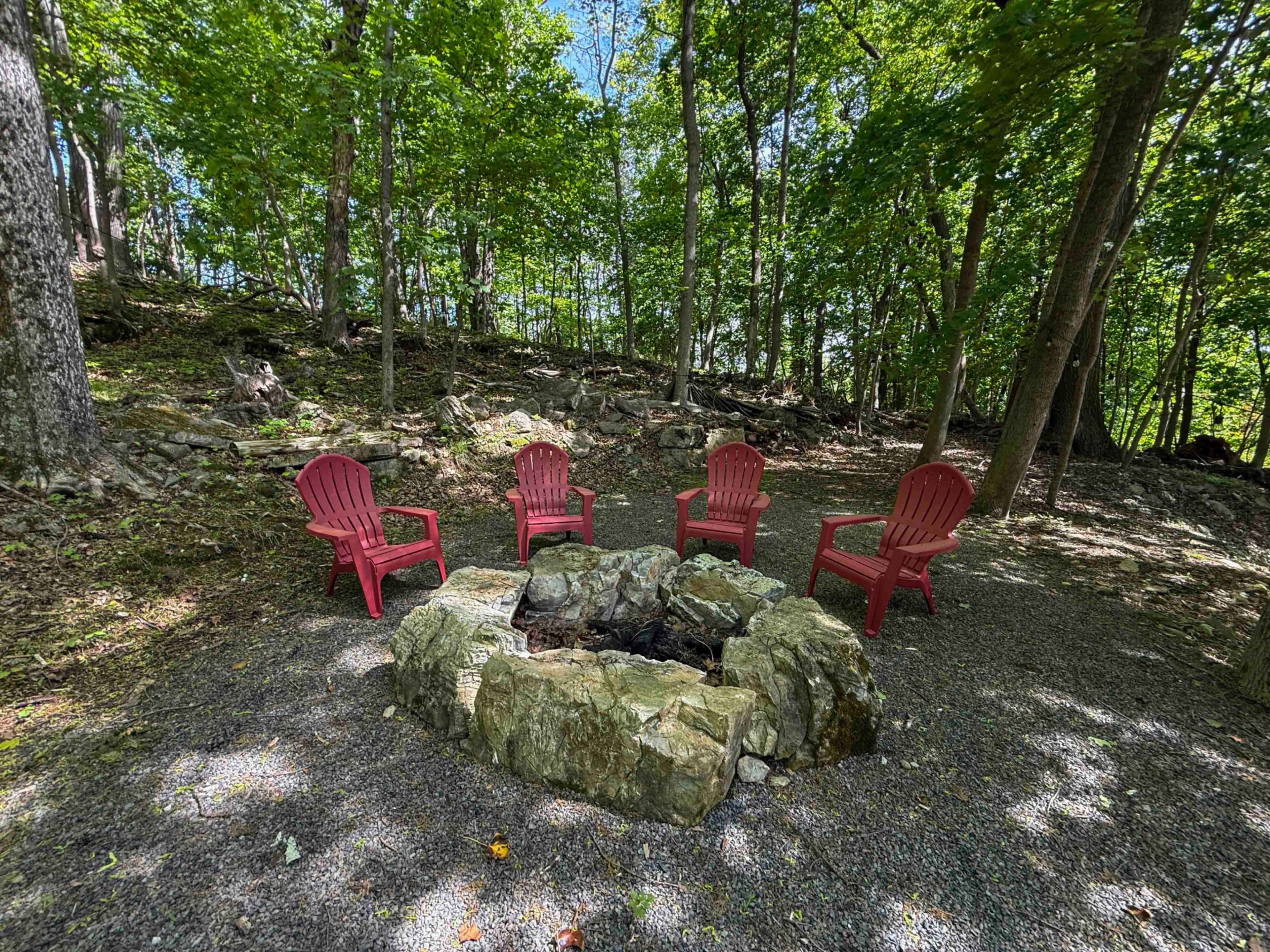 Rural Farm Style Cottage in Private Wooded Grove w/ Fire Pit Image in Blairstown, Blairstown, NJ
