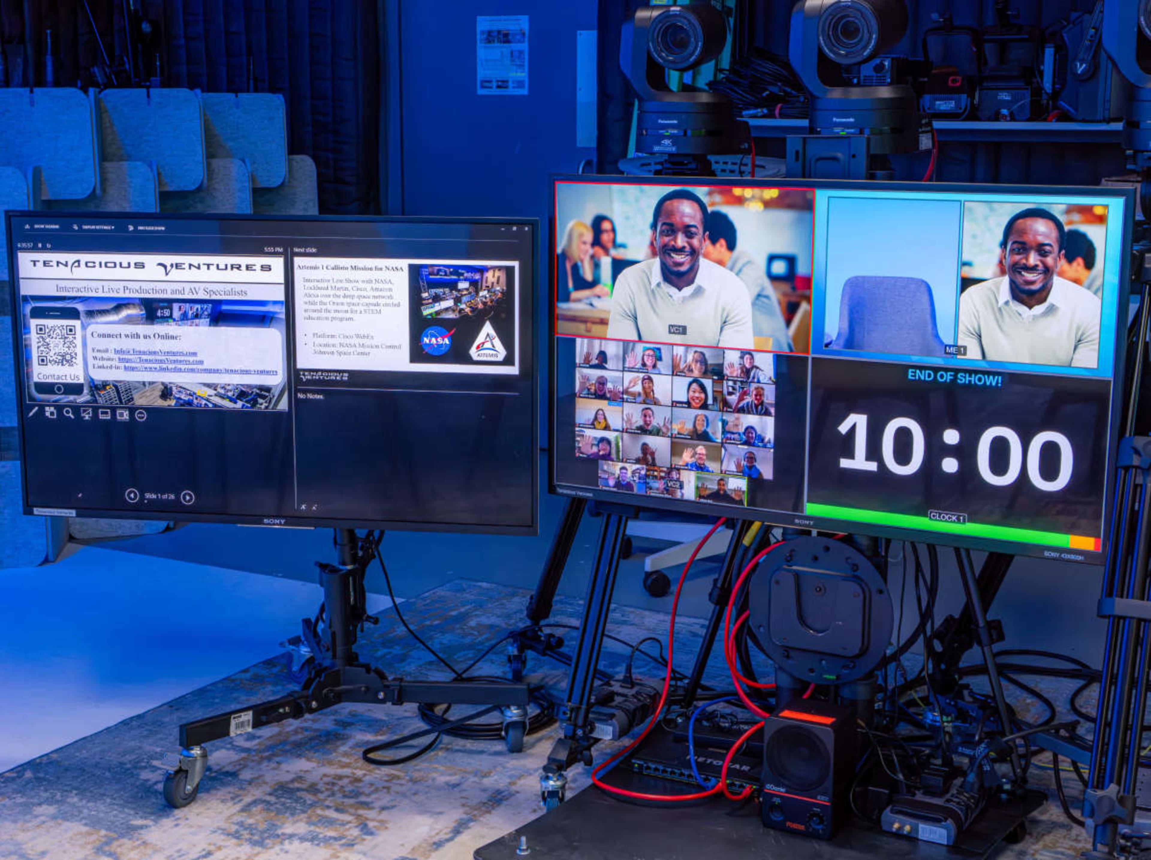 Three Sided Cyc Wall Sound Stage - Tenacious Ventures Studio Image in Interbay, Seattle, WA