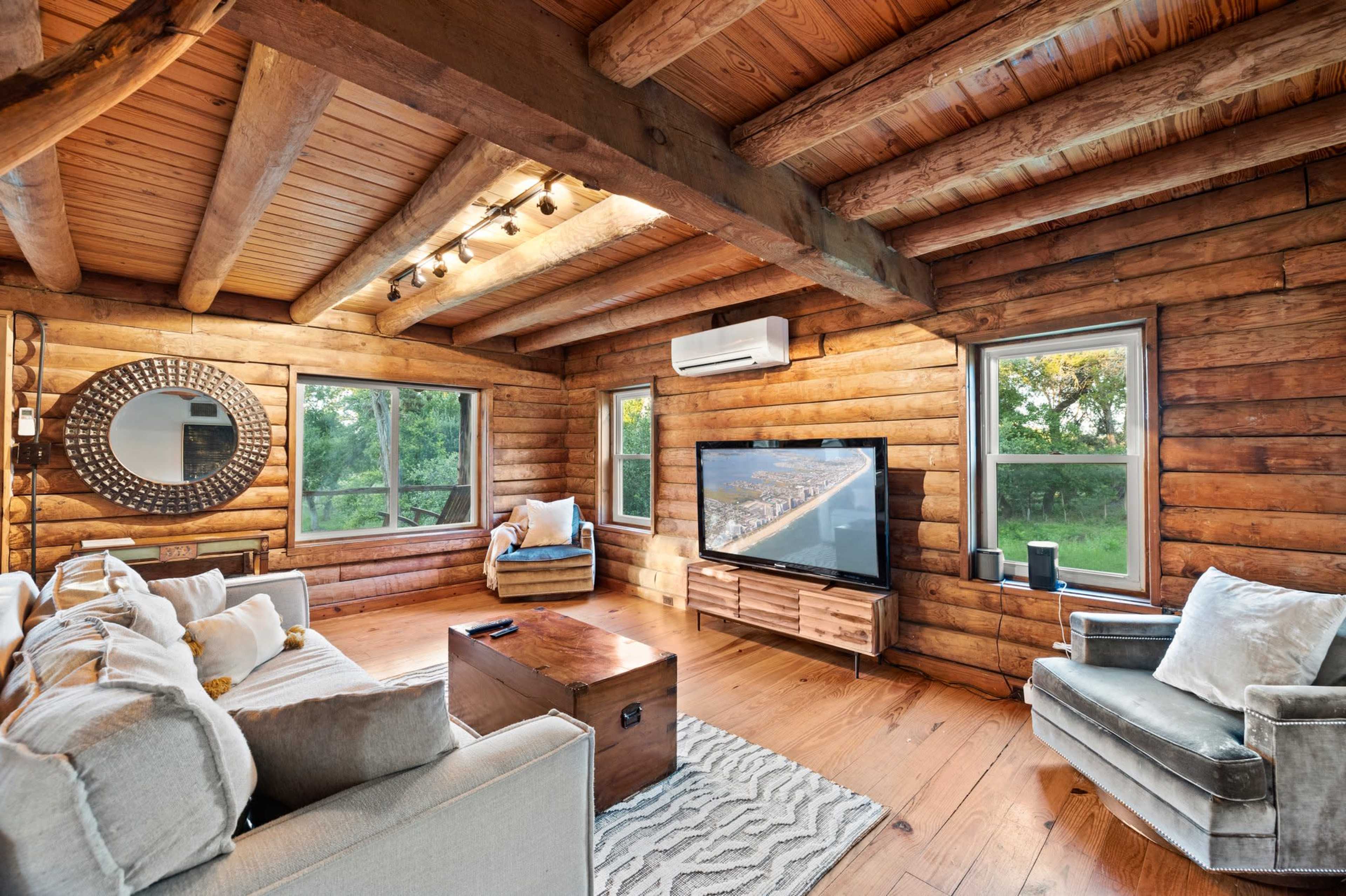 Rustic Secluded Log Cabin in the Austin Hill Country Image in , Austin, TX