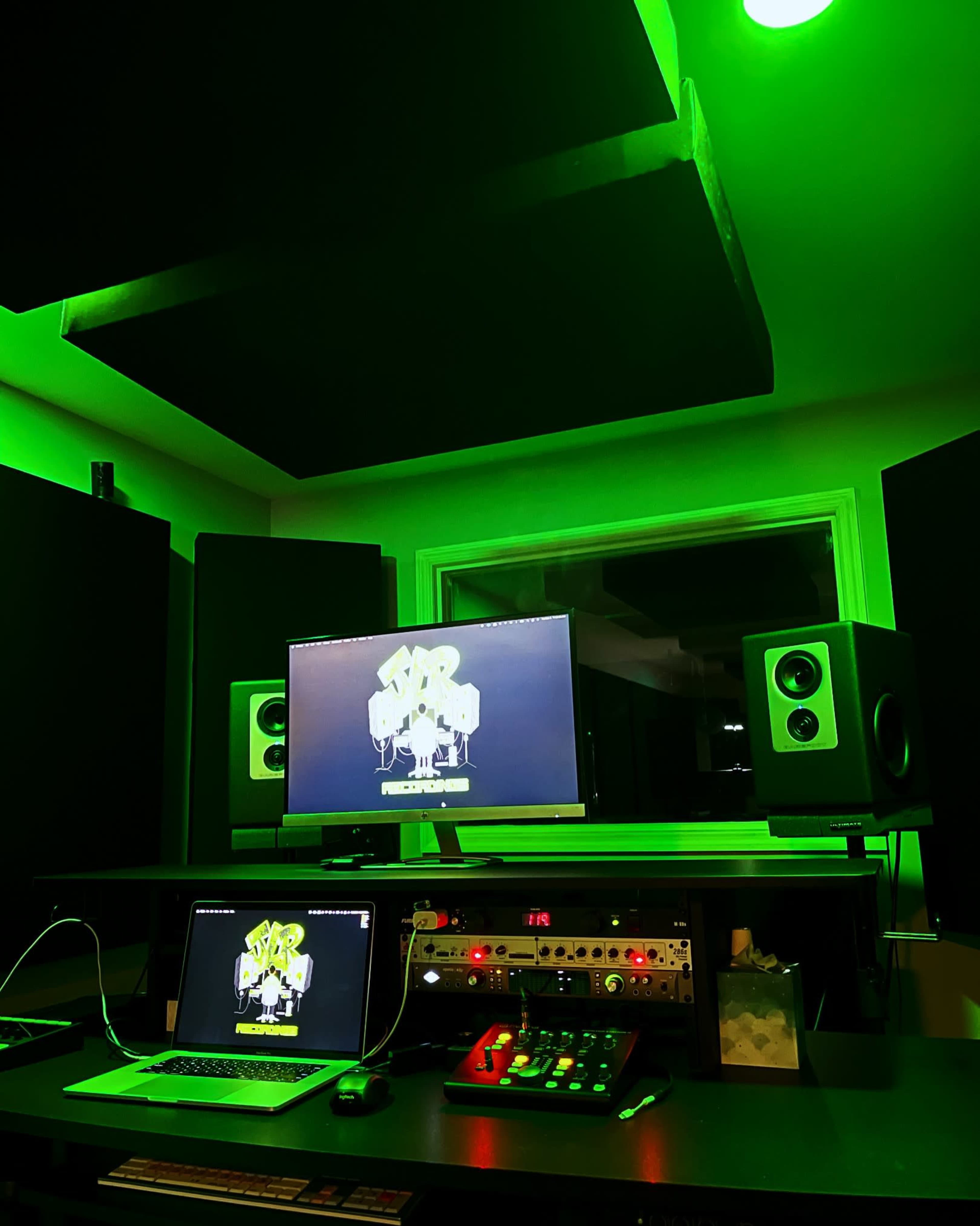 Downtown warehouse space with a recording studio built inside. Image in Croissant Park, Fort Lauderdale, FL