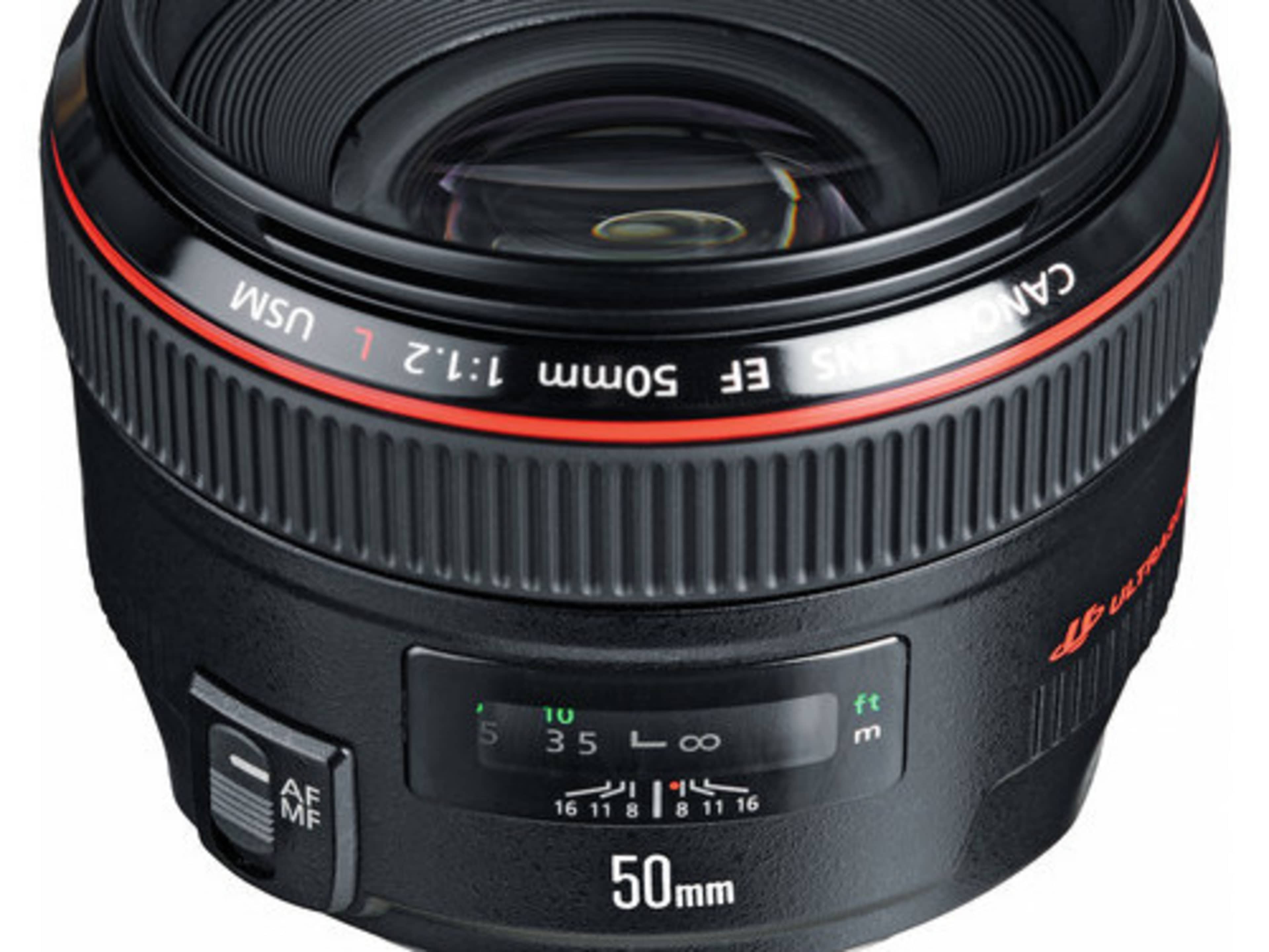 17) Canon EF 50mm f/1.2L USM Lens