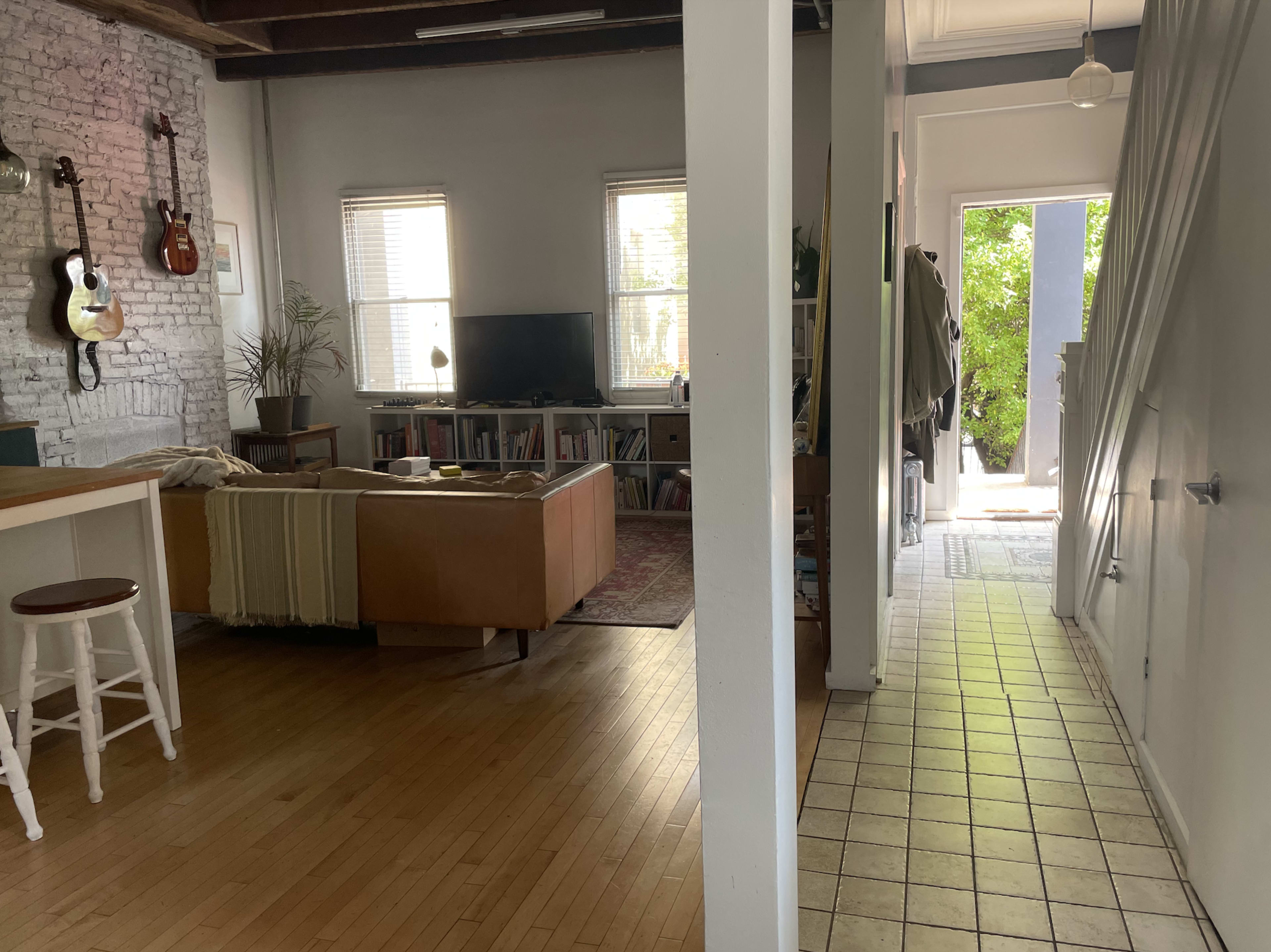 Artistic Brooklyn Townhouse with Open Space & Natural Texture Image in Williamsburg, BROOKLYN, NY