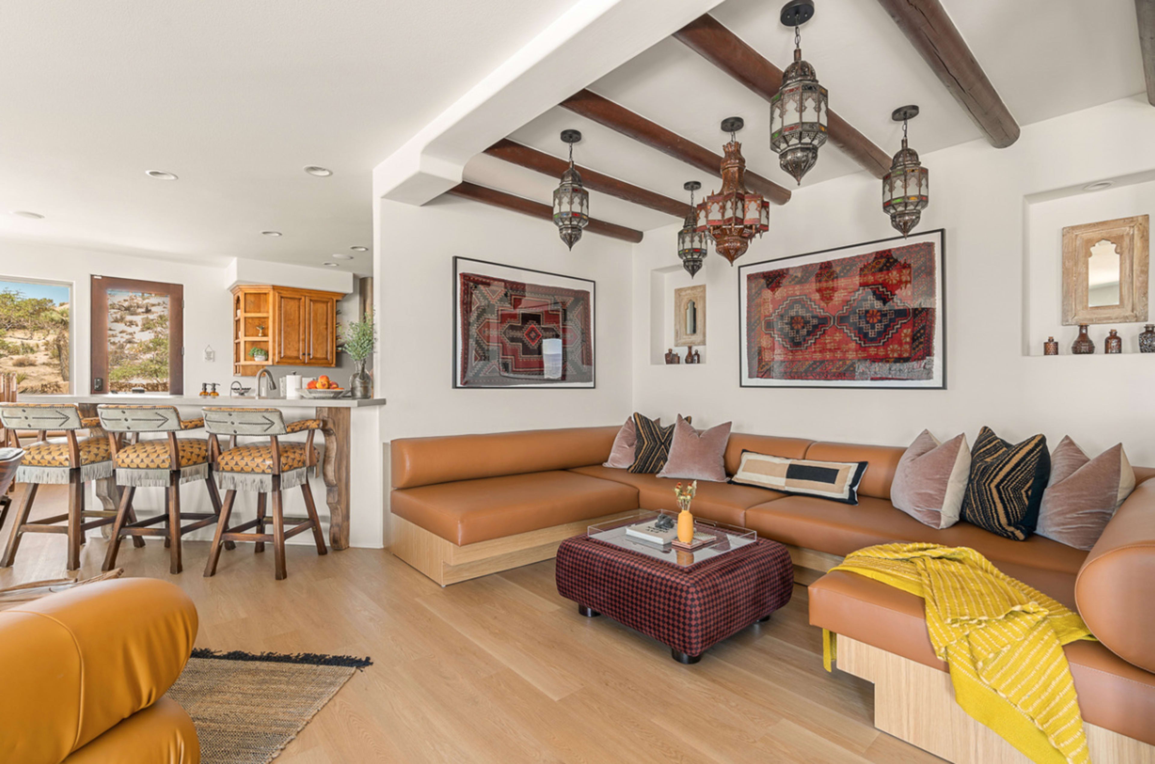 Saguaro Ridge by Fieldtrip | Boulder Estate w/ Mtn Views, Hot Tub, Soaking Pool & Fire Pits Image in Yucca Valley, Yucca Valley, CA