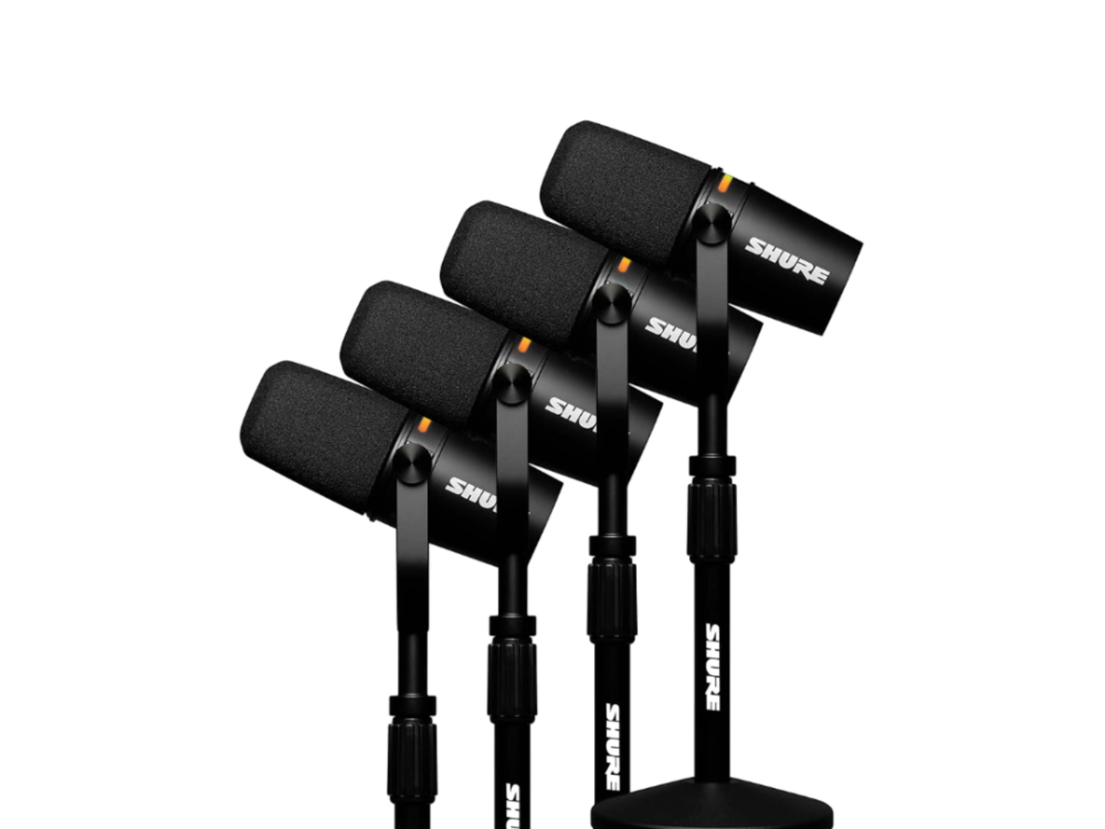 4 Mics Total Needed (2 included by default)