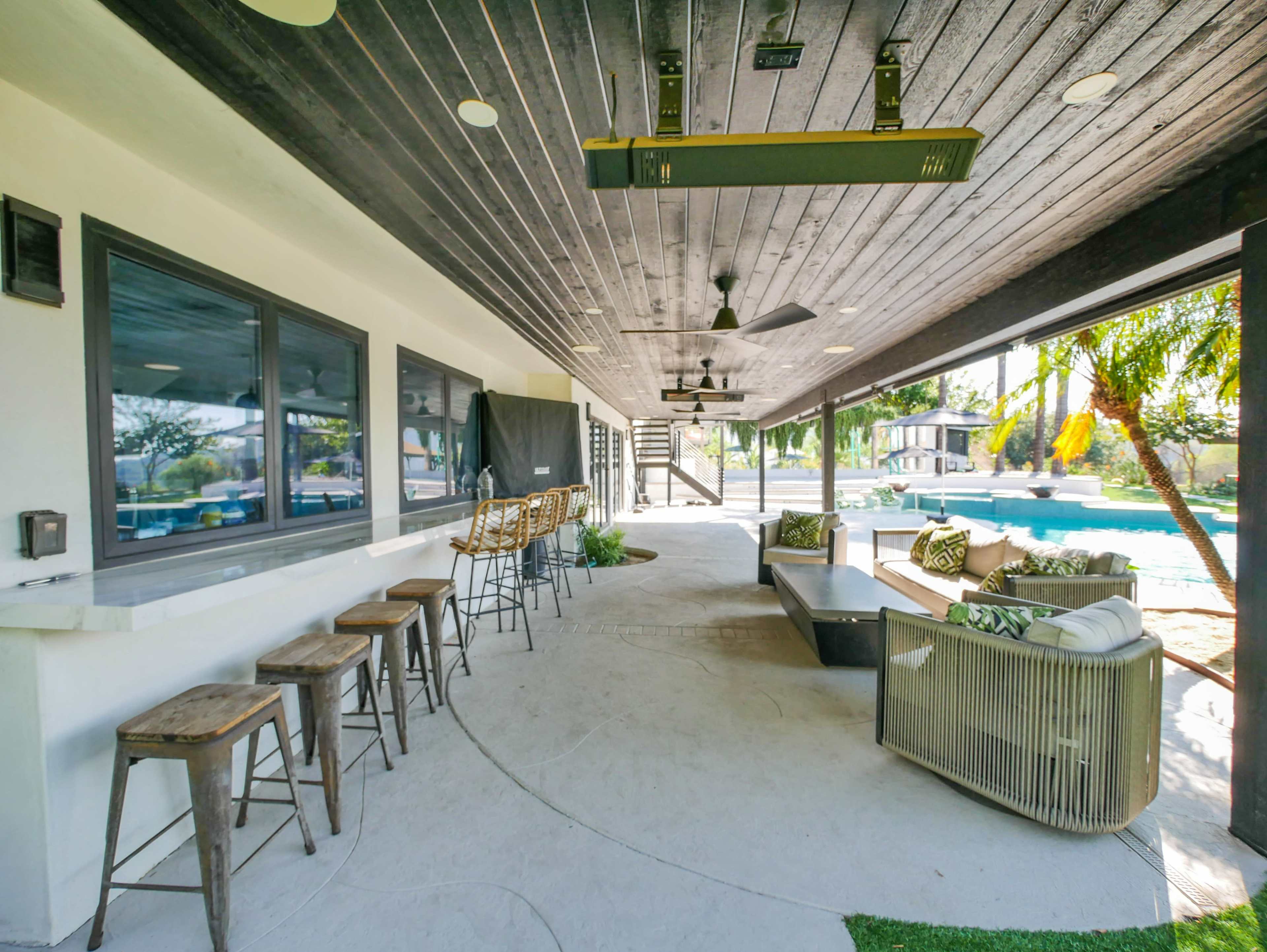 Luxury Hilltop Resort Style Backyard With Deluxe Airstream Image in West Covina, West Covina, CA