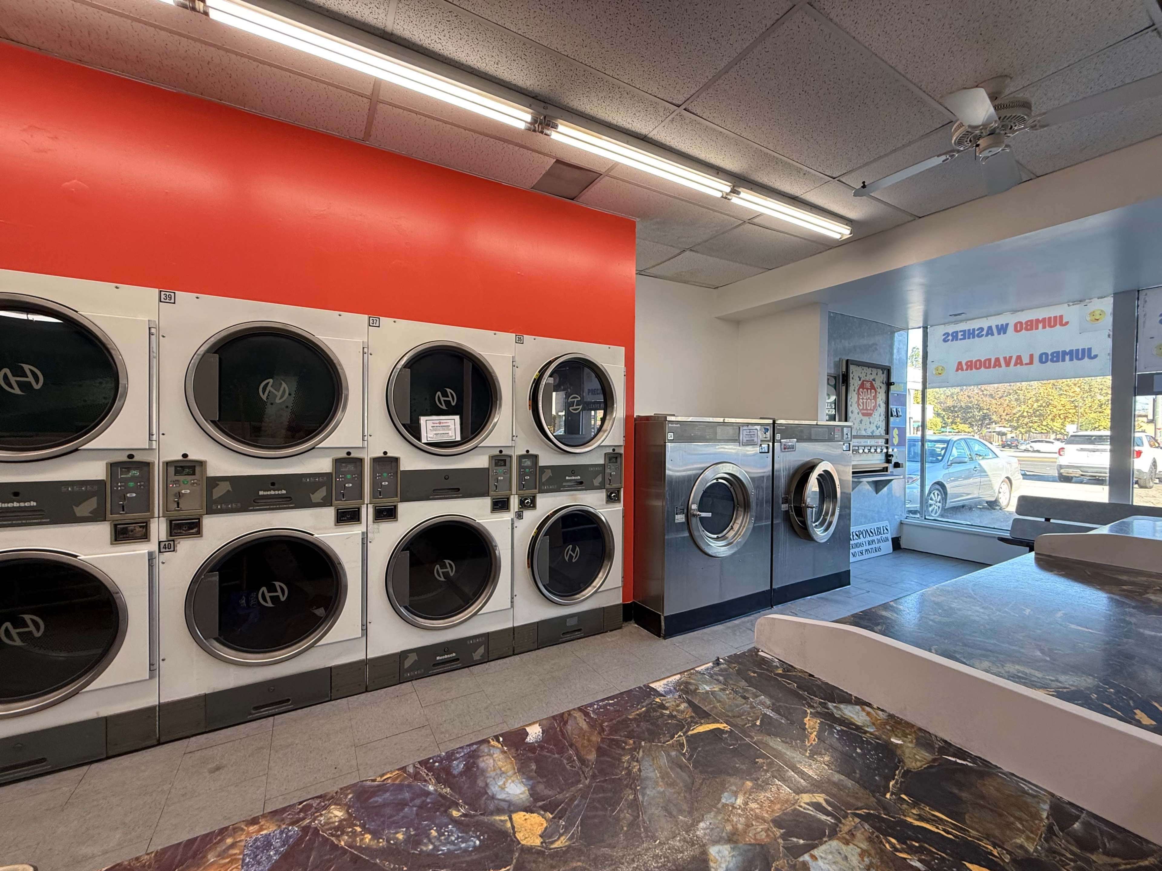 Colorful Laundromat w/ back alley and parking Image in Canoga Park, Canoga Park, CA