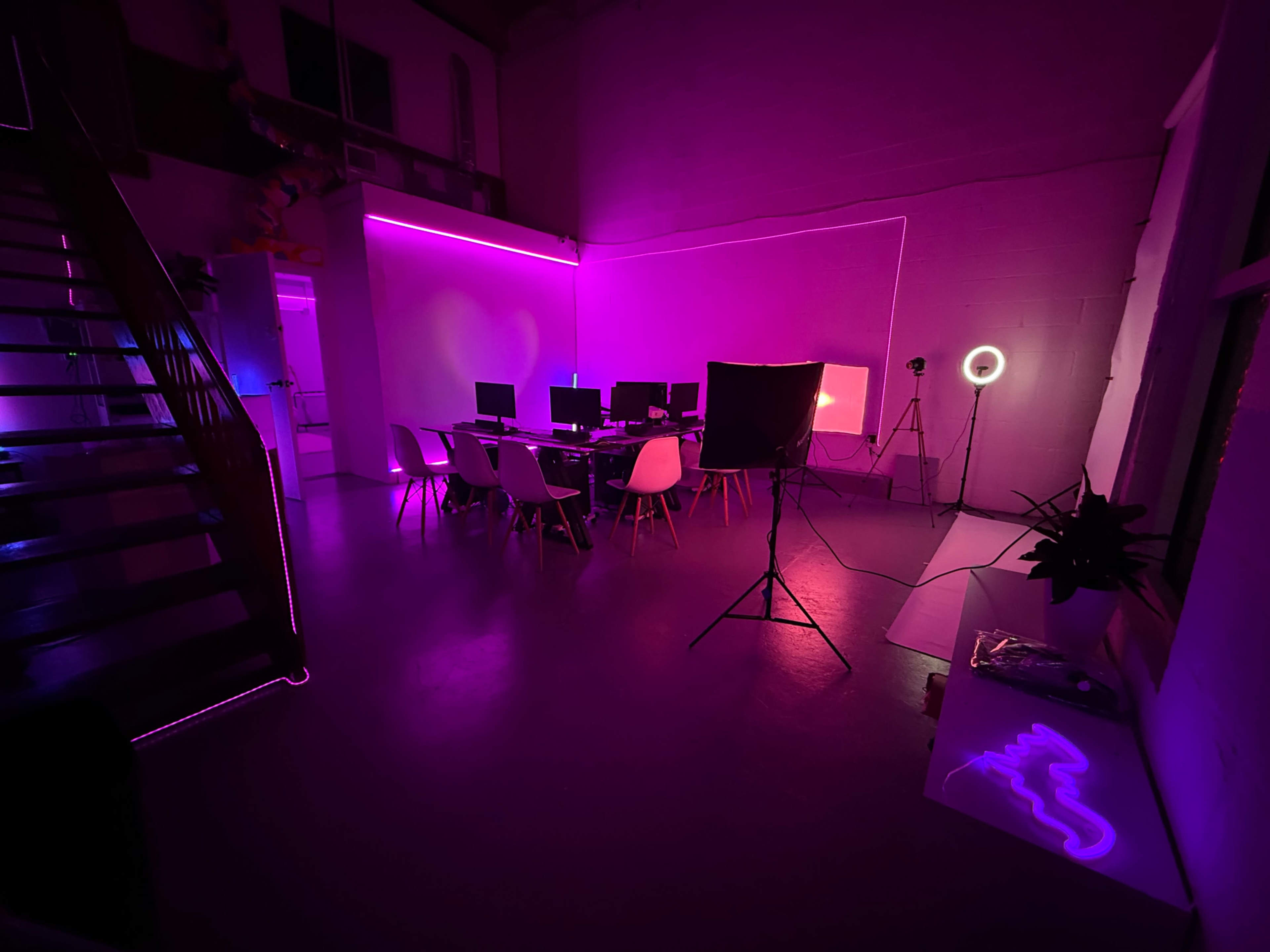 Miami Industrial Creative Tech Studio with Gaming & Production Setup Image in West End, Miami, FL