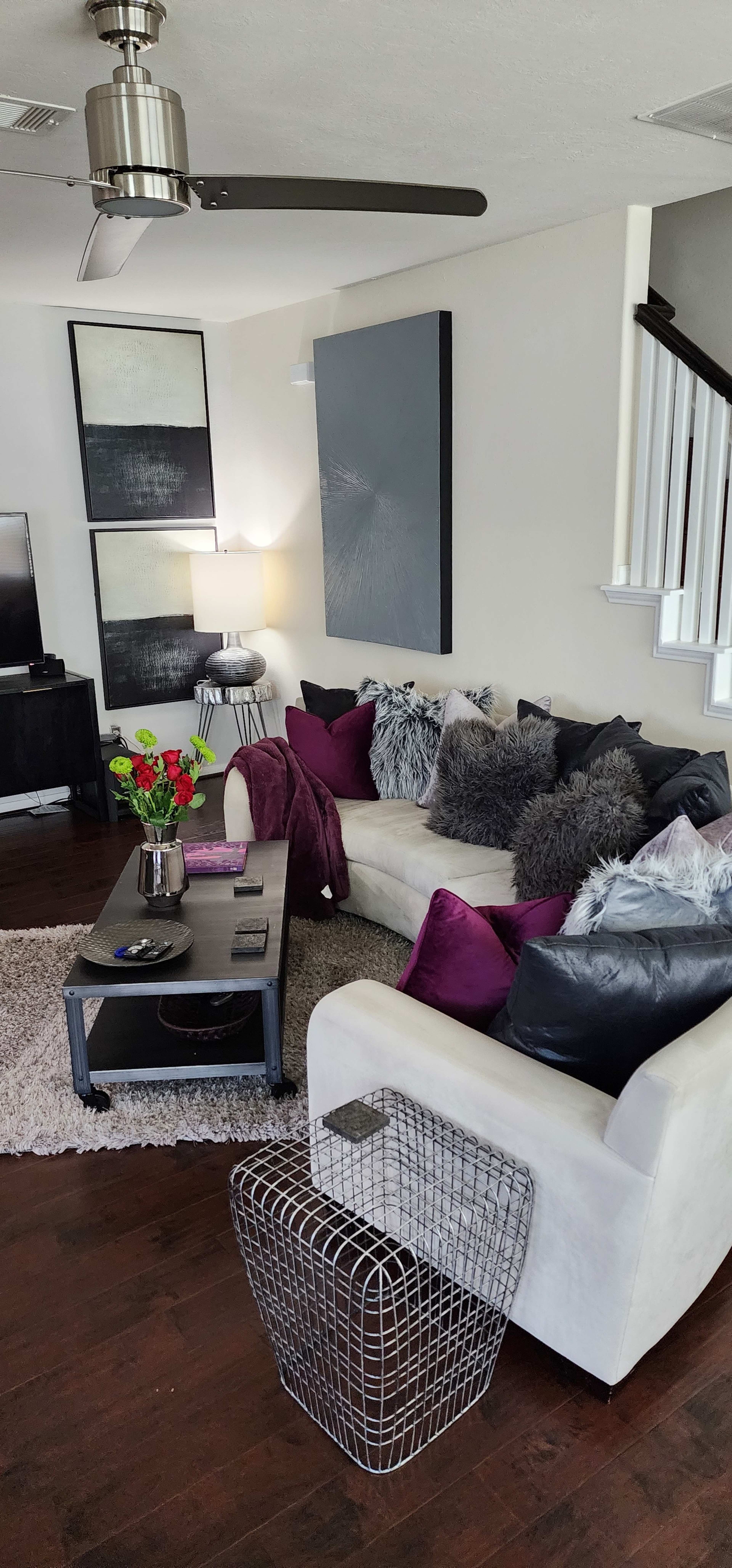 Comfortable Clean Living Room Image in Copperbrook, Houston, TX