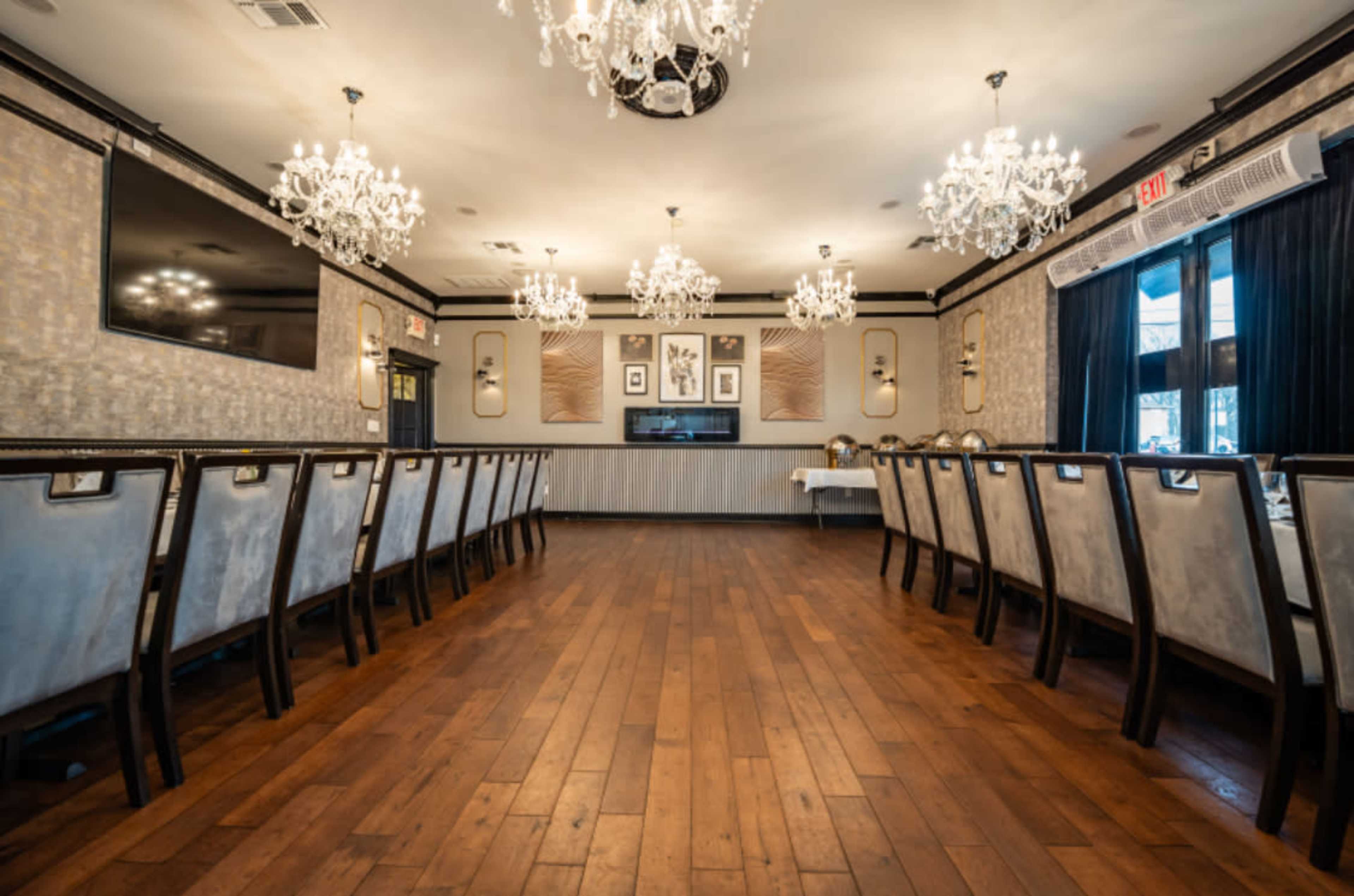 Upscale and modern private room in restaurant for intimate celebrations Image in Roselle Park, Roselle Park, NJ