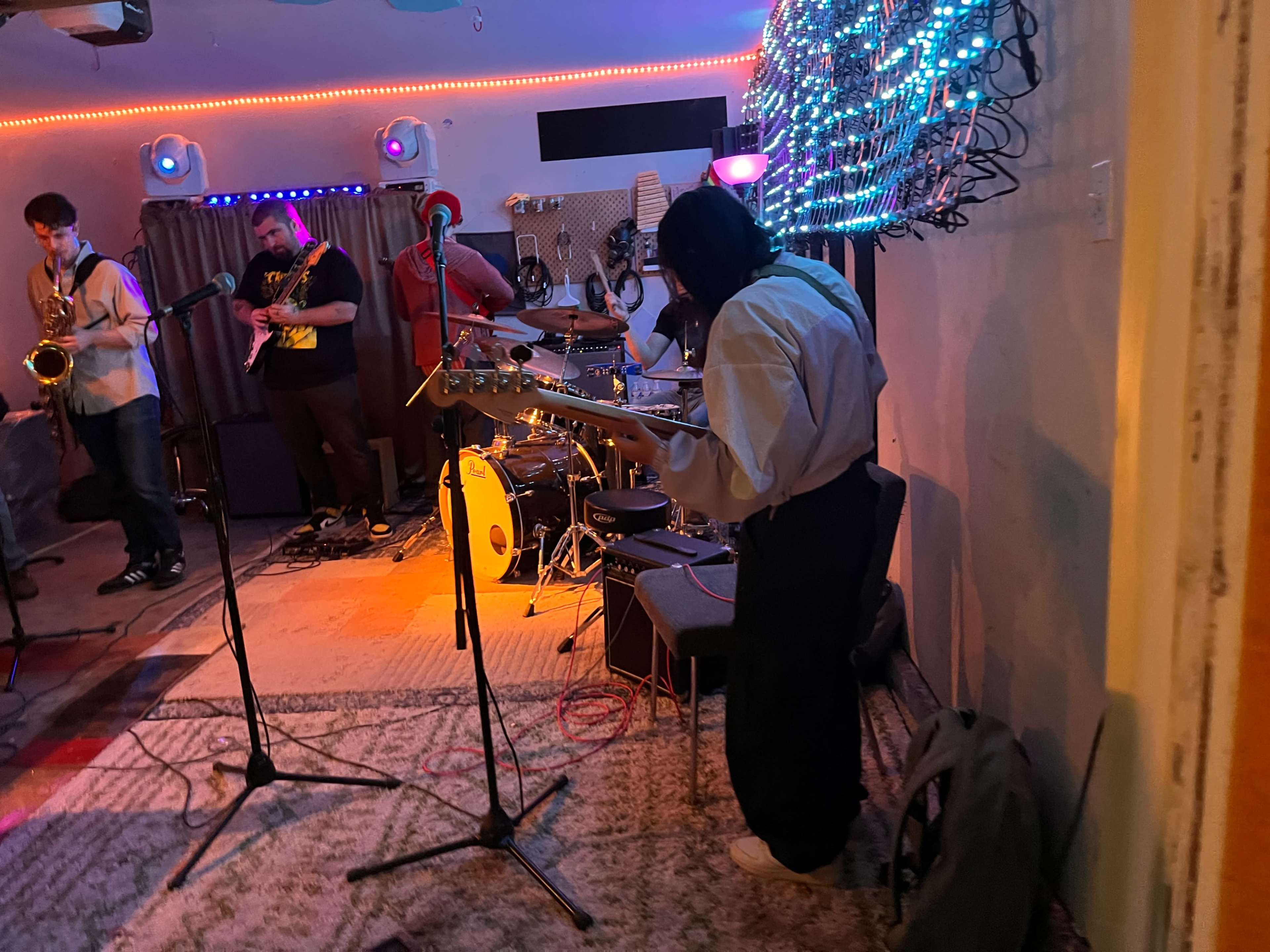 Adaptive Backyard music venue, eclectic, dark room, photo studio Image in Crenshaw, Los Angeles, CA