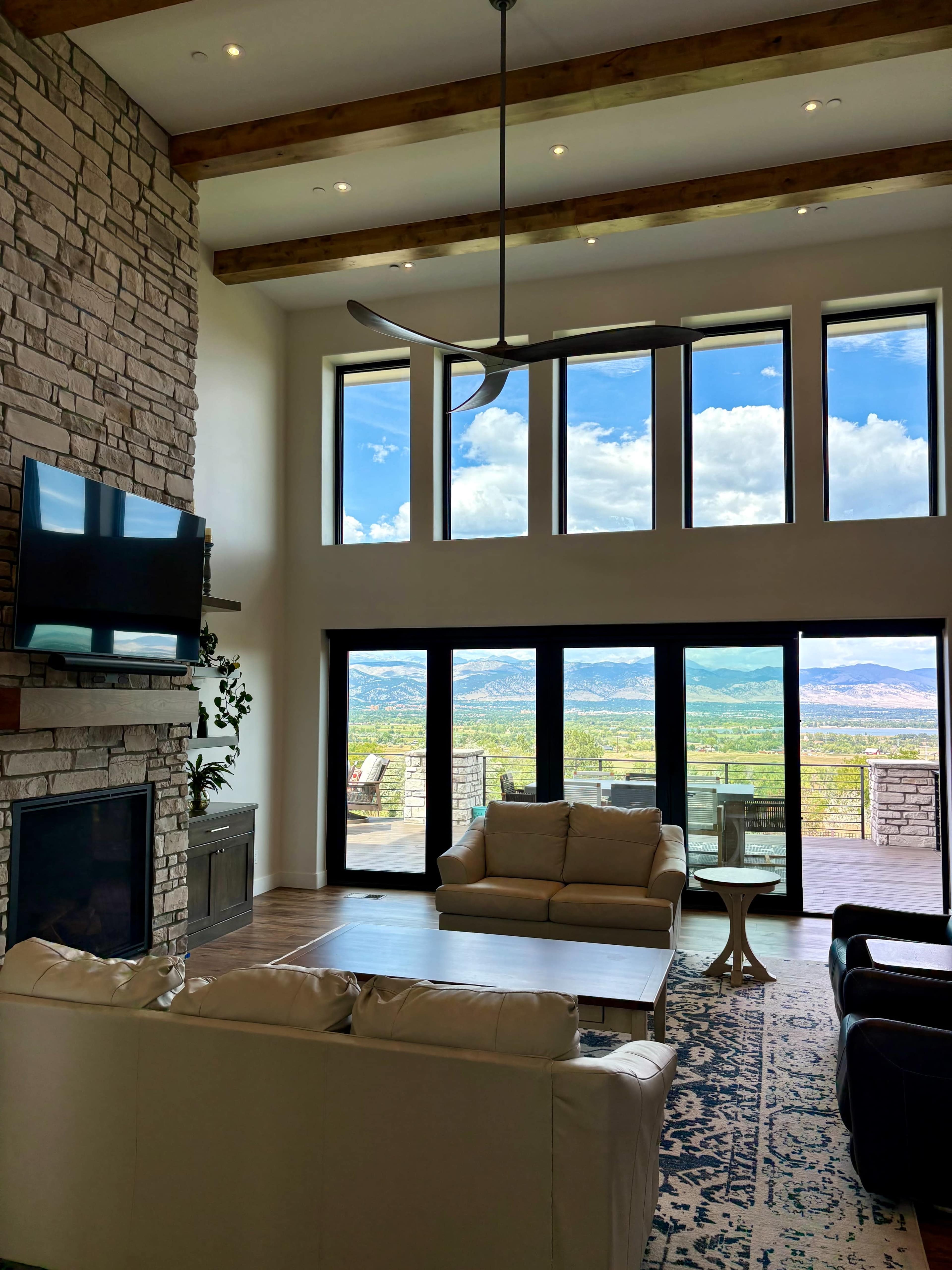 Modern mountain home with panoramic views. Image in Paragon Estates, Boulder, CO