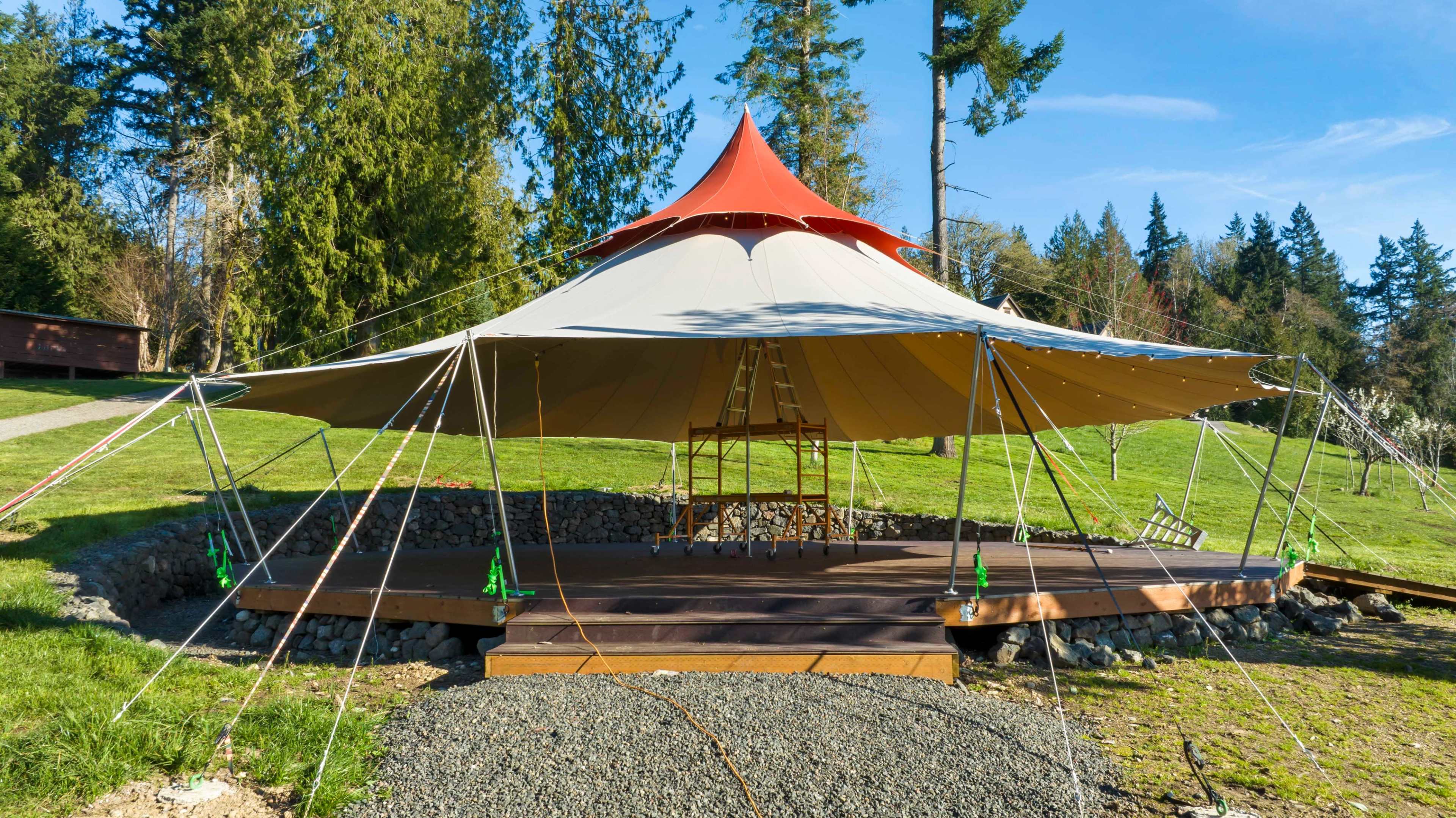 Farm venue with elegant but rustic vibe and waterfront views Image in Bainbridge Island, Bainbridge Island, WA