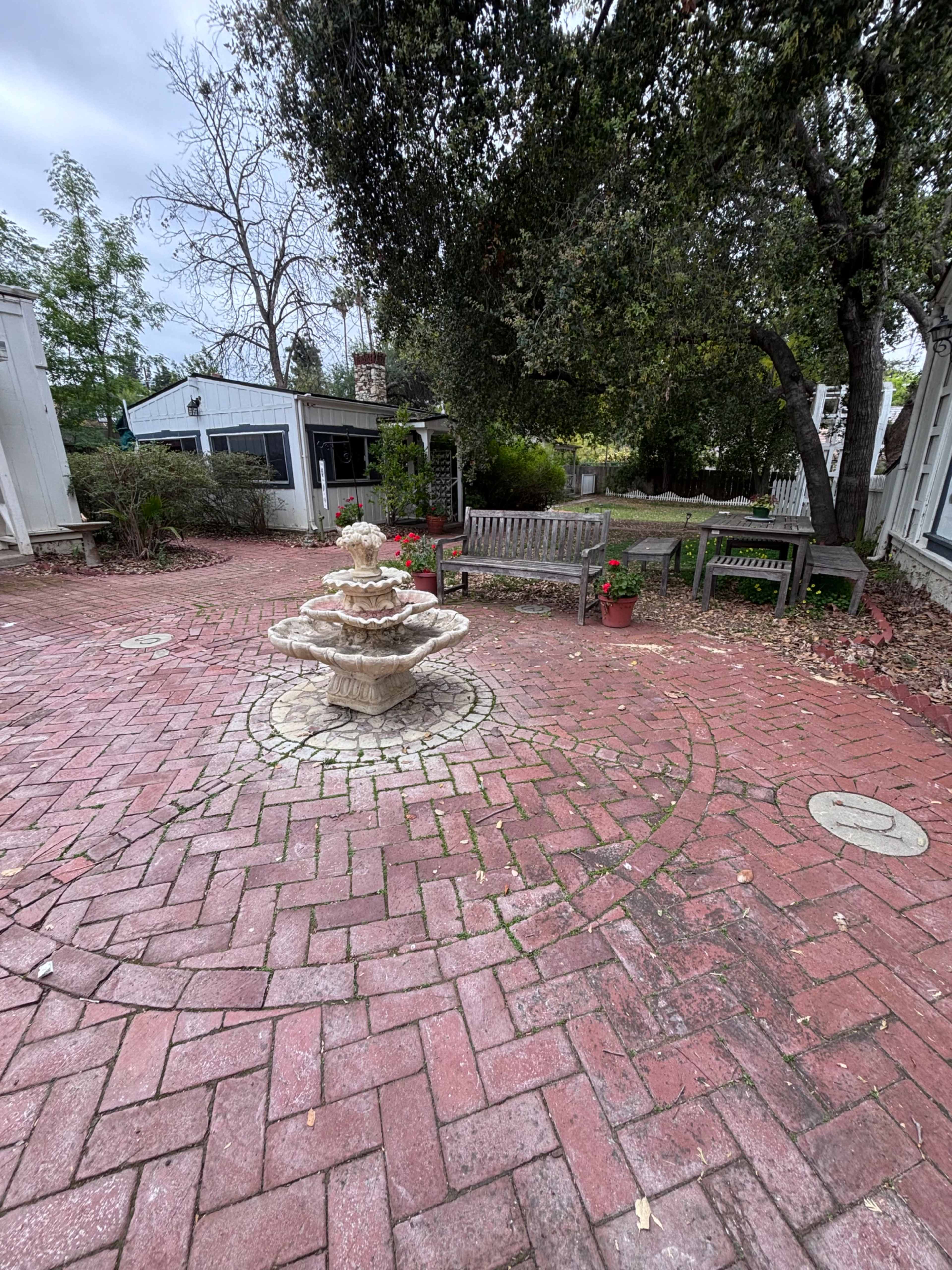 Tree-Filled Backyard of Historic Home Image in Tarzana, Woodland Hills, CA