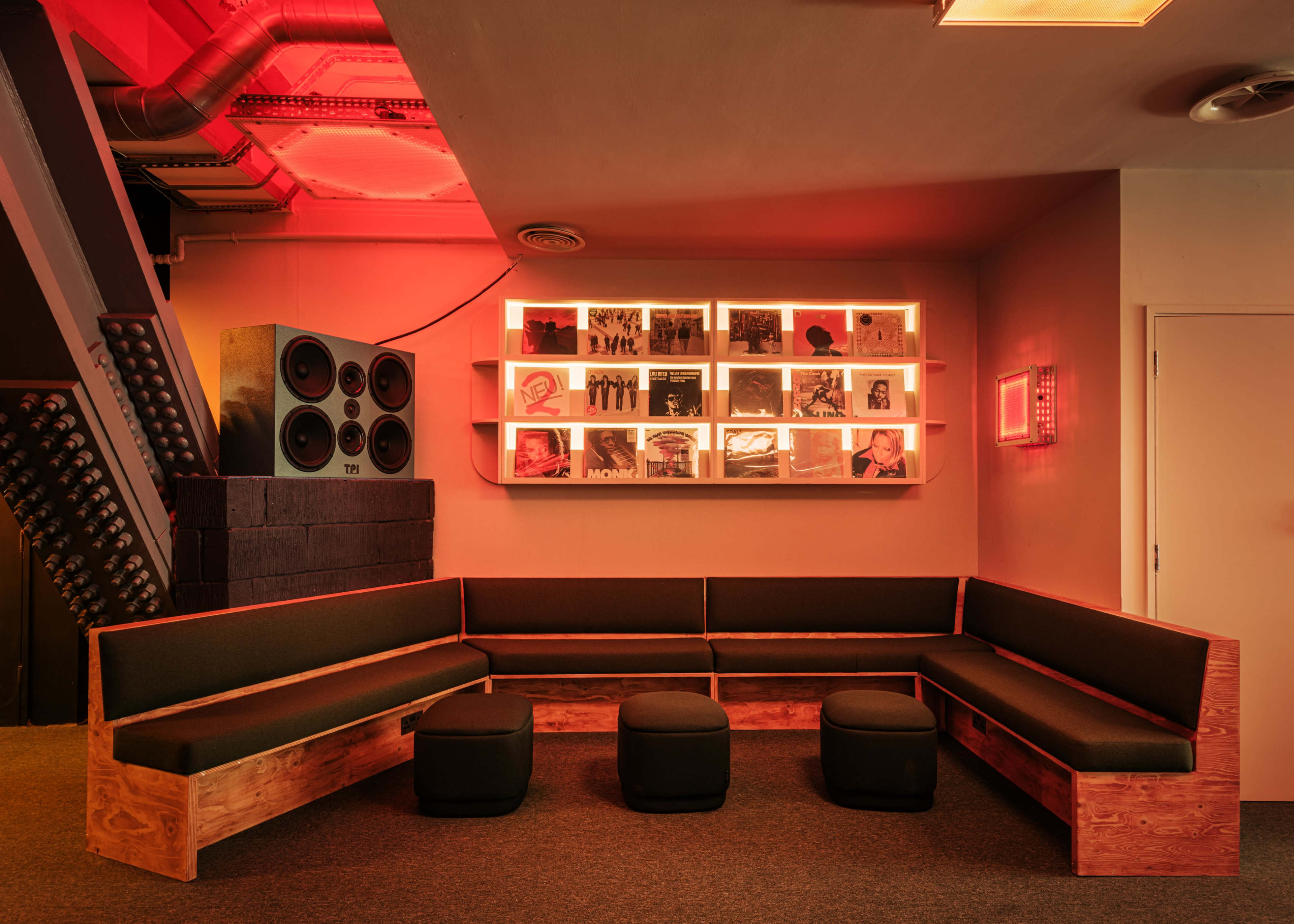 Listening bar, record shop, café Image in Chelsea, LONDON, ENG