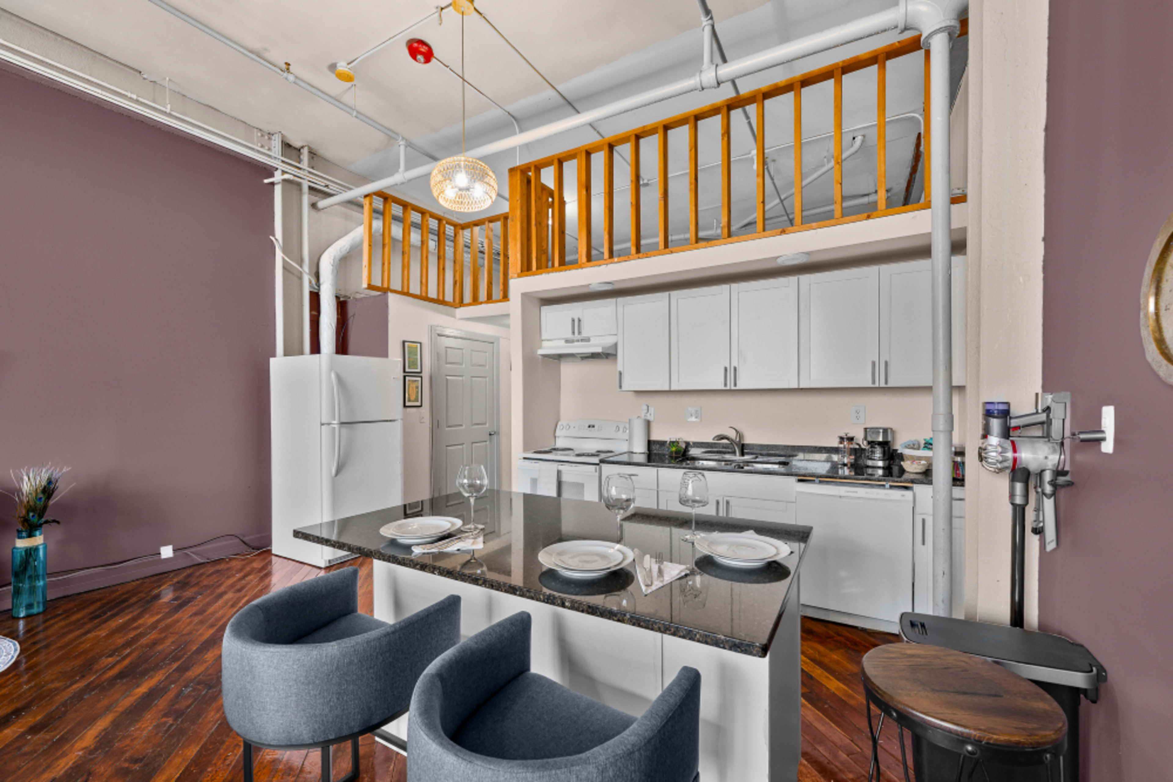 Dark, Moody, & Alluring Loft Image in Corktown, Detroit, MI