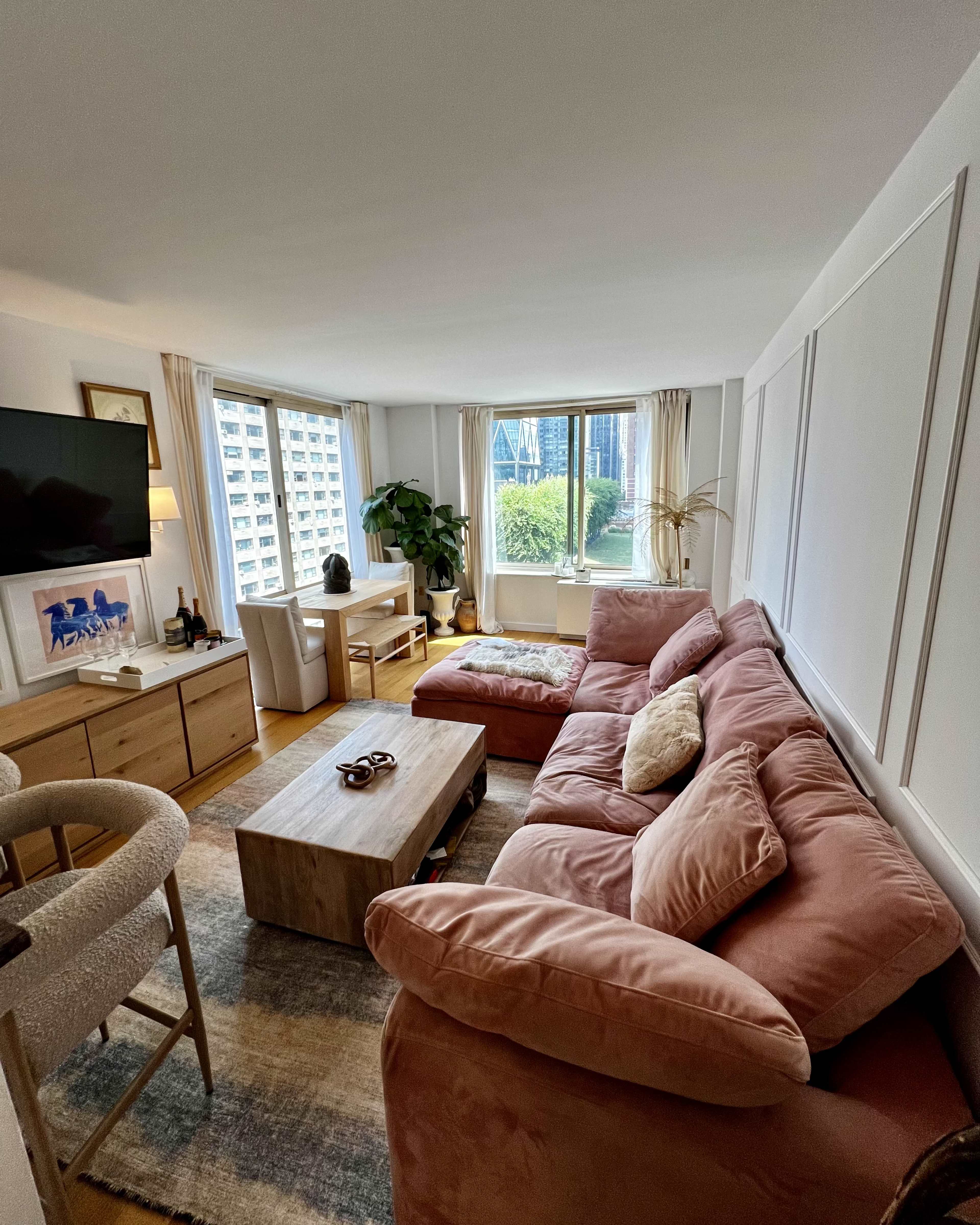 Floor To Ceiling Windows In An Ethnocentric Aesthetic Image in Midtown Manhattan, New York, NY