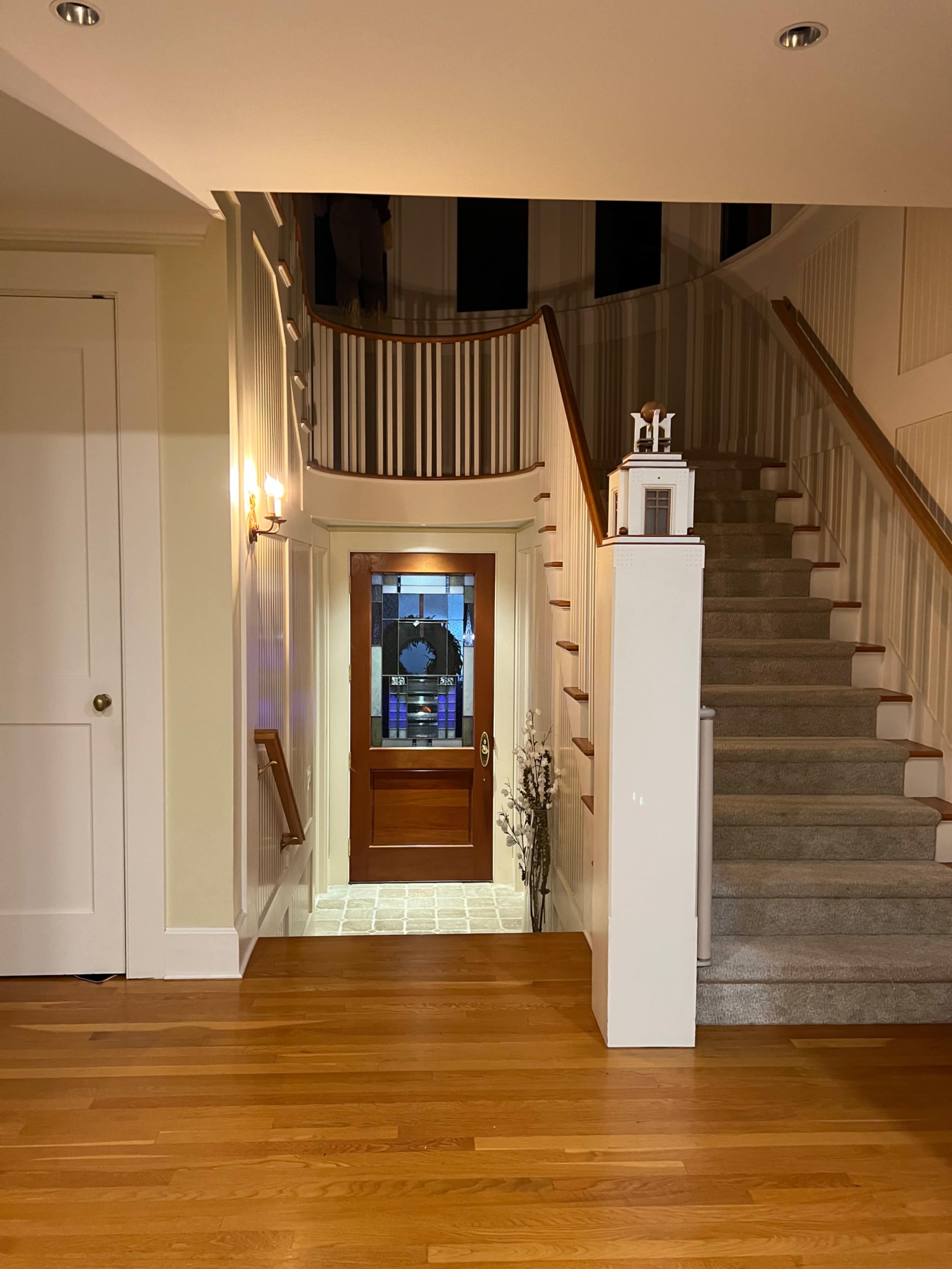 Large home in wooded area with in-ground swimming pool and hot tub, flagstone patio with outdoor kitchen and lake minutes from NYC Image in Greenwich, Greenwich, CT