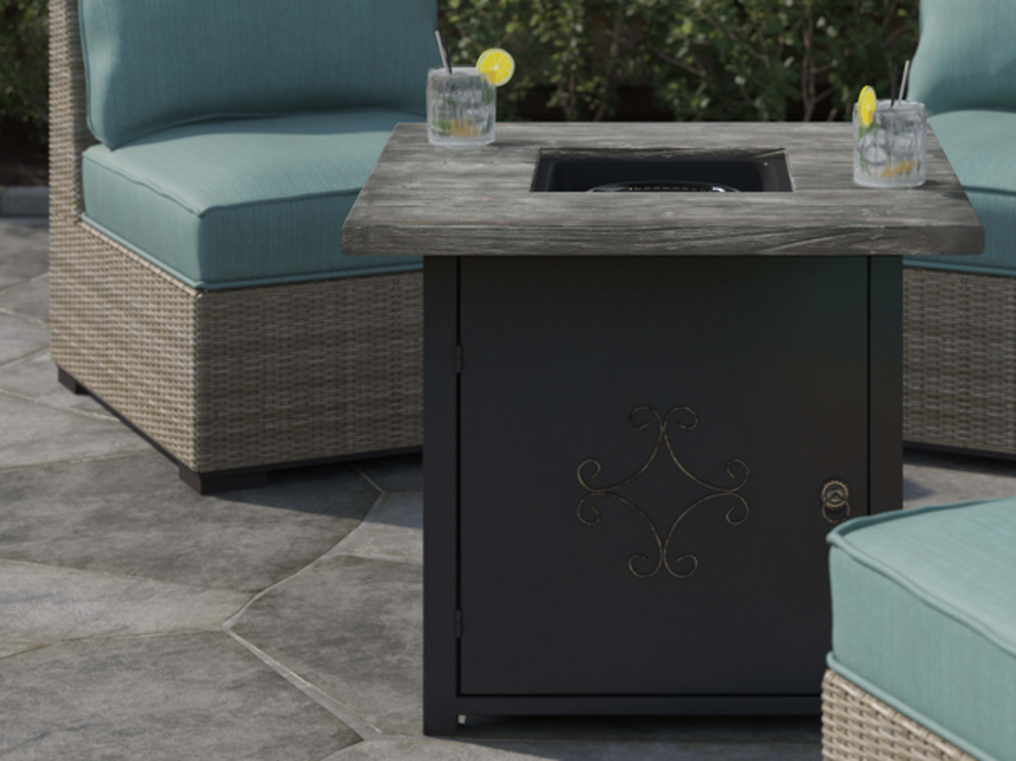 Propane Gas Fire Pit Table