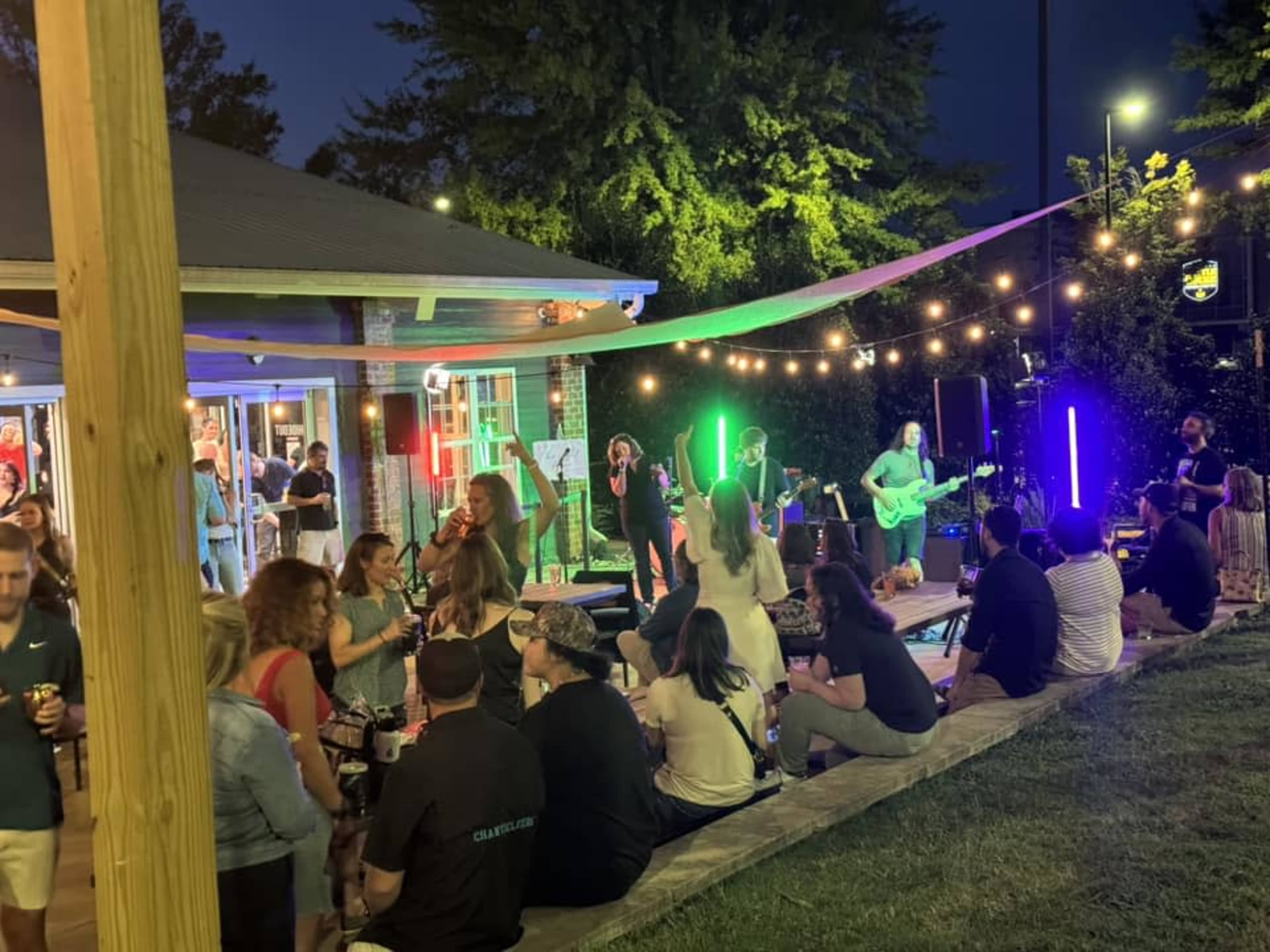 Rustic Brewery and Distillery Venue with Spacious Outdoor Patio, Half an acre of Grassy Area, and Ample Parking Image in Wake Forest, Wake Forest, NC