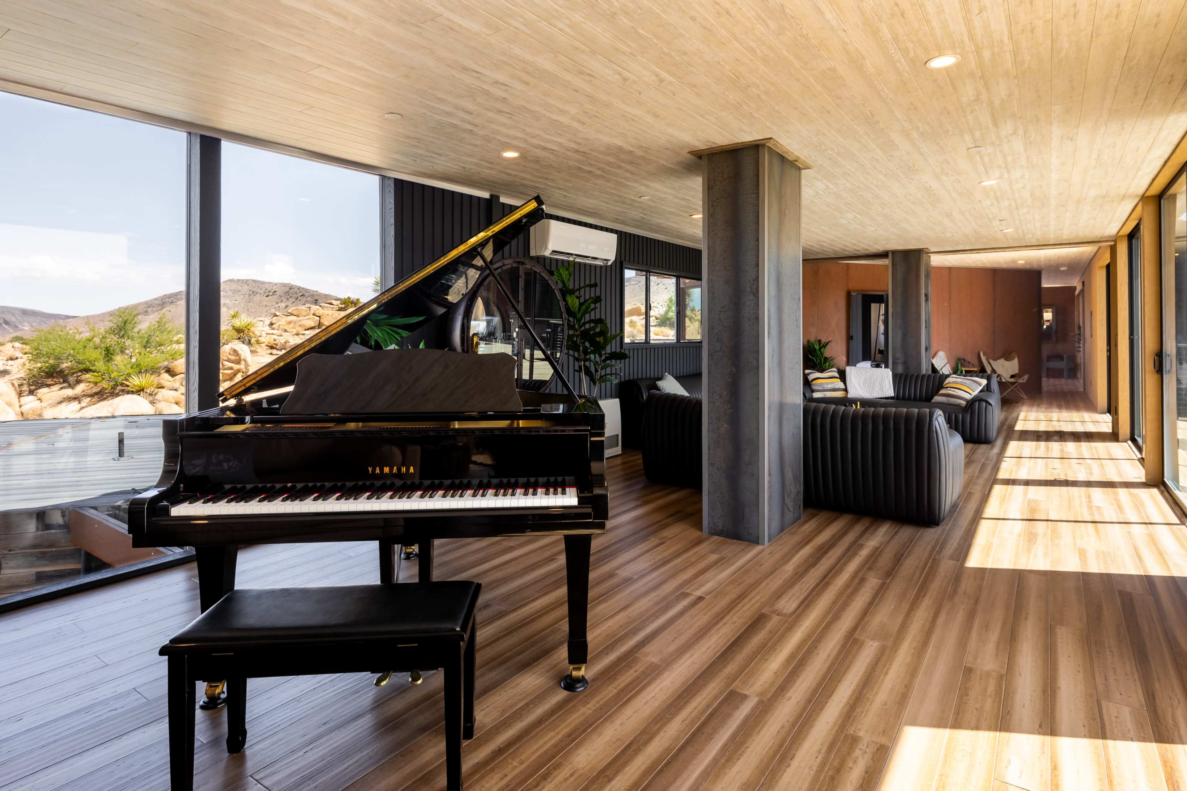 Iconic 7,000sf Glass Villa + Boulder Pool on 350ac Image in , Pioneertown, CA