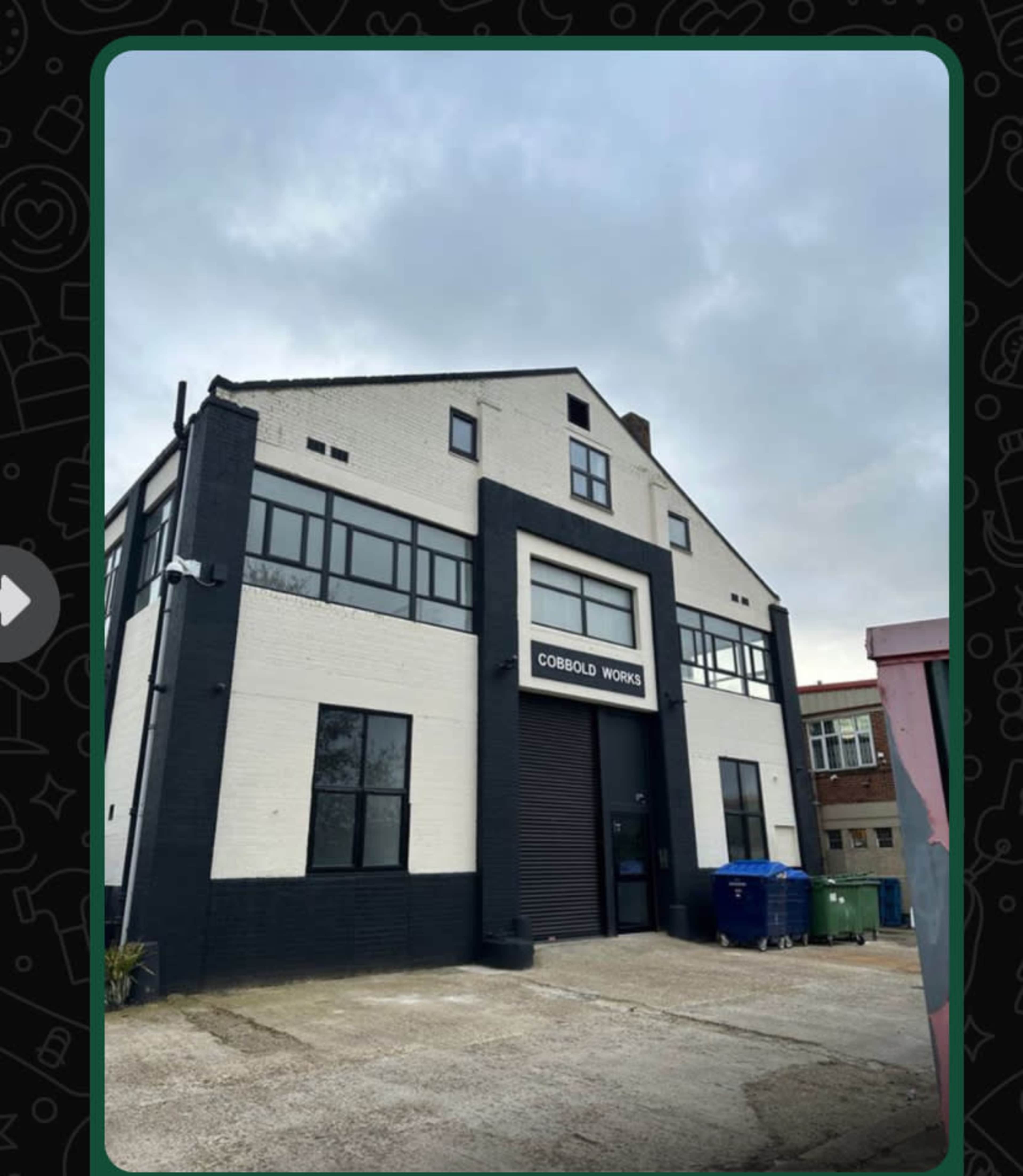 The Photographers Playground is based in an old factory unit, has tall ceilings and natural light Image in Church End & Roundwood, London, ENG
