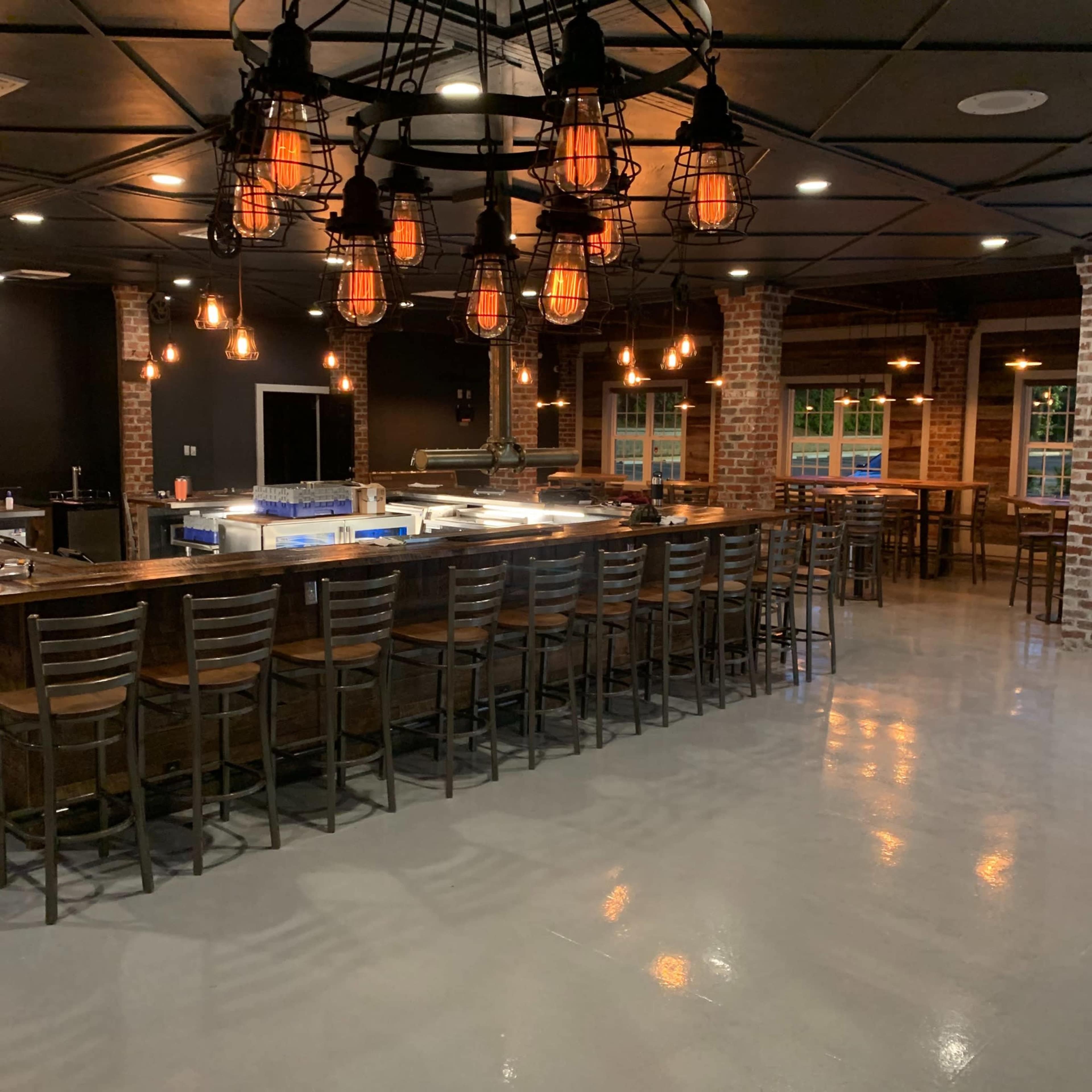 Rustic Brewery and Distillery Venue with Spacious Outdoor Patio, Half an acre of Grassy Area, and Ample Parking Image in Wake Forest, Wake Forest, NC