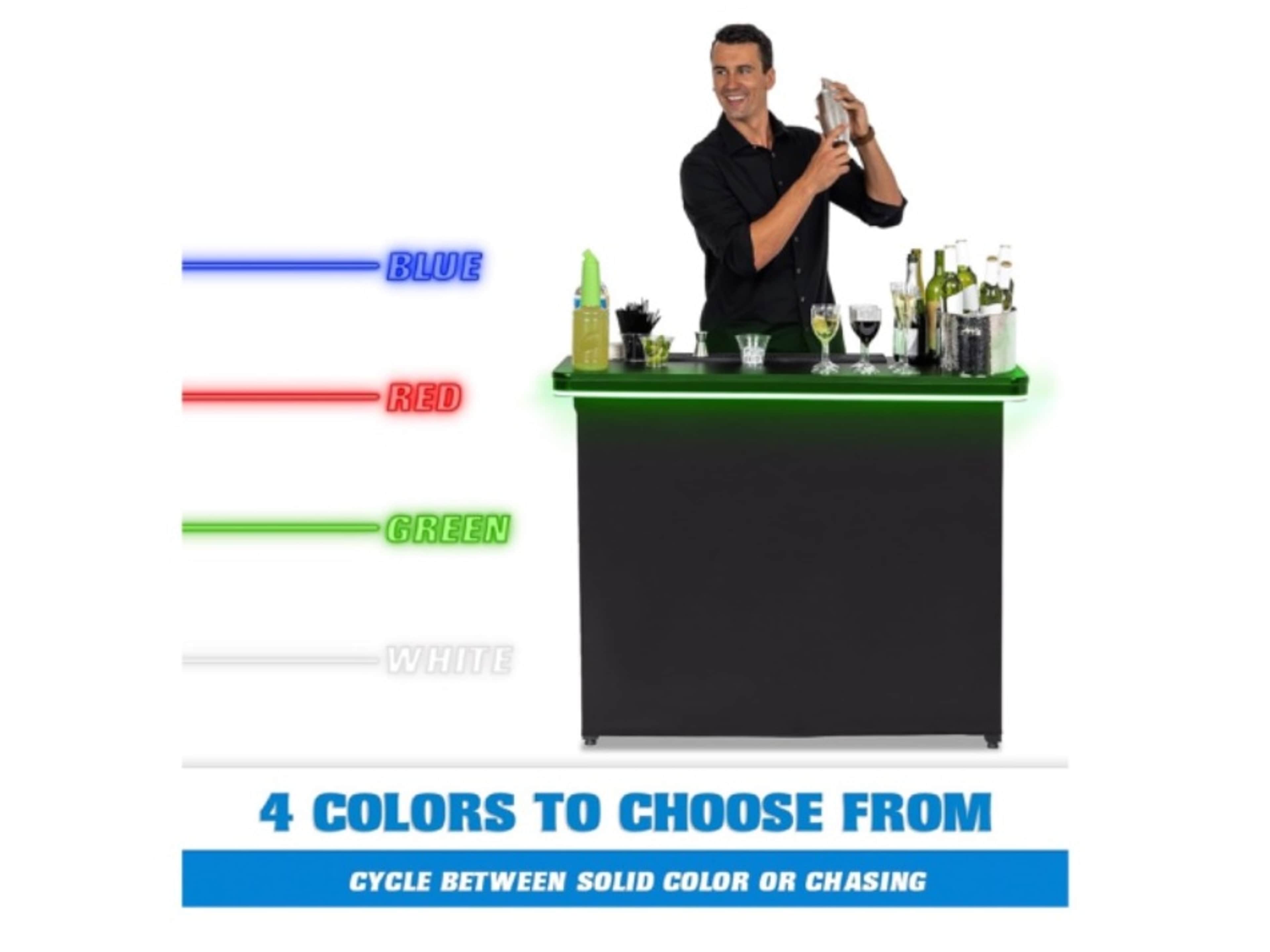 LED Mobile Bar Table