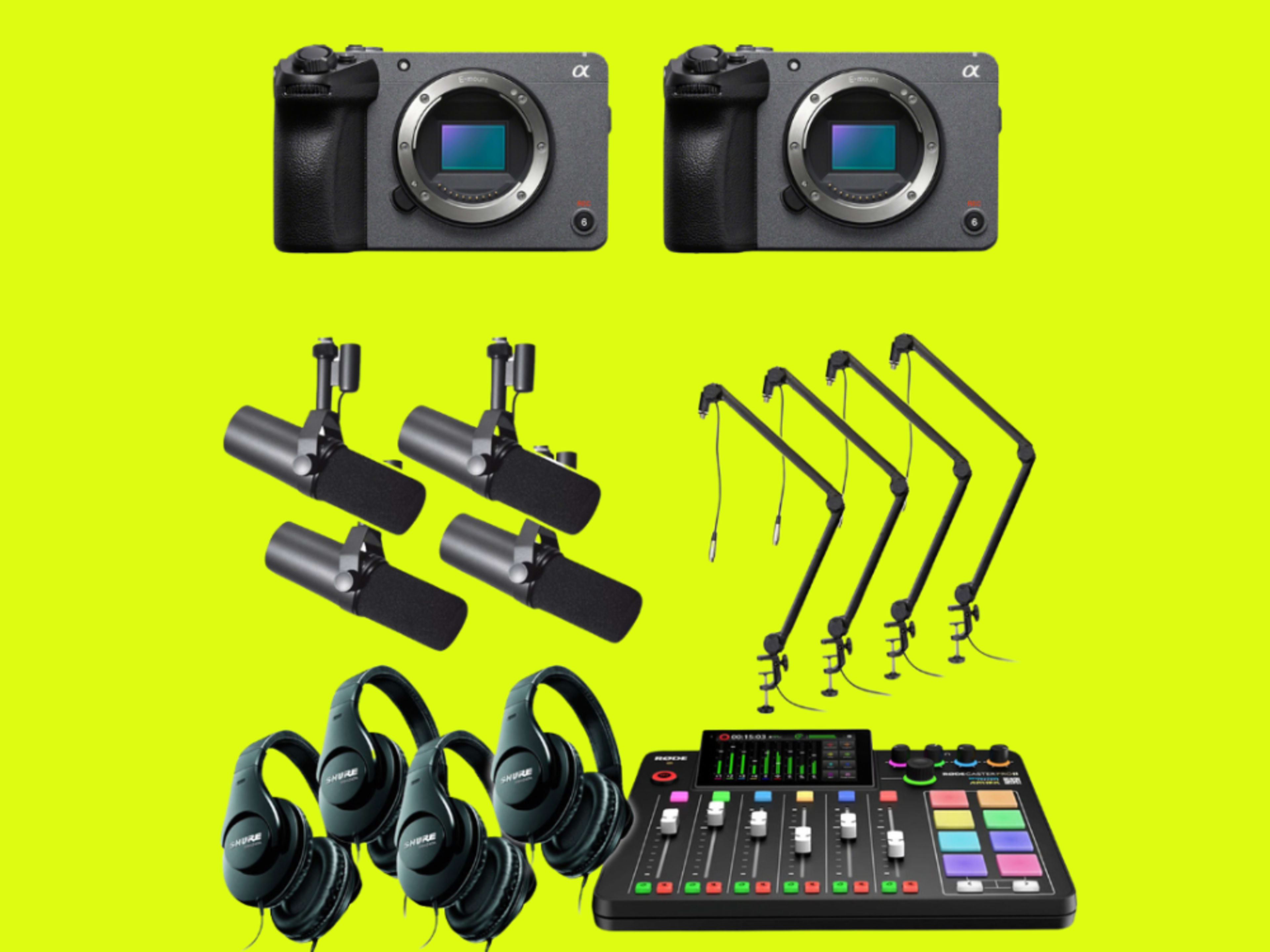 2 Camera Angles + Audio Recording + Producer