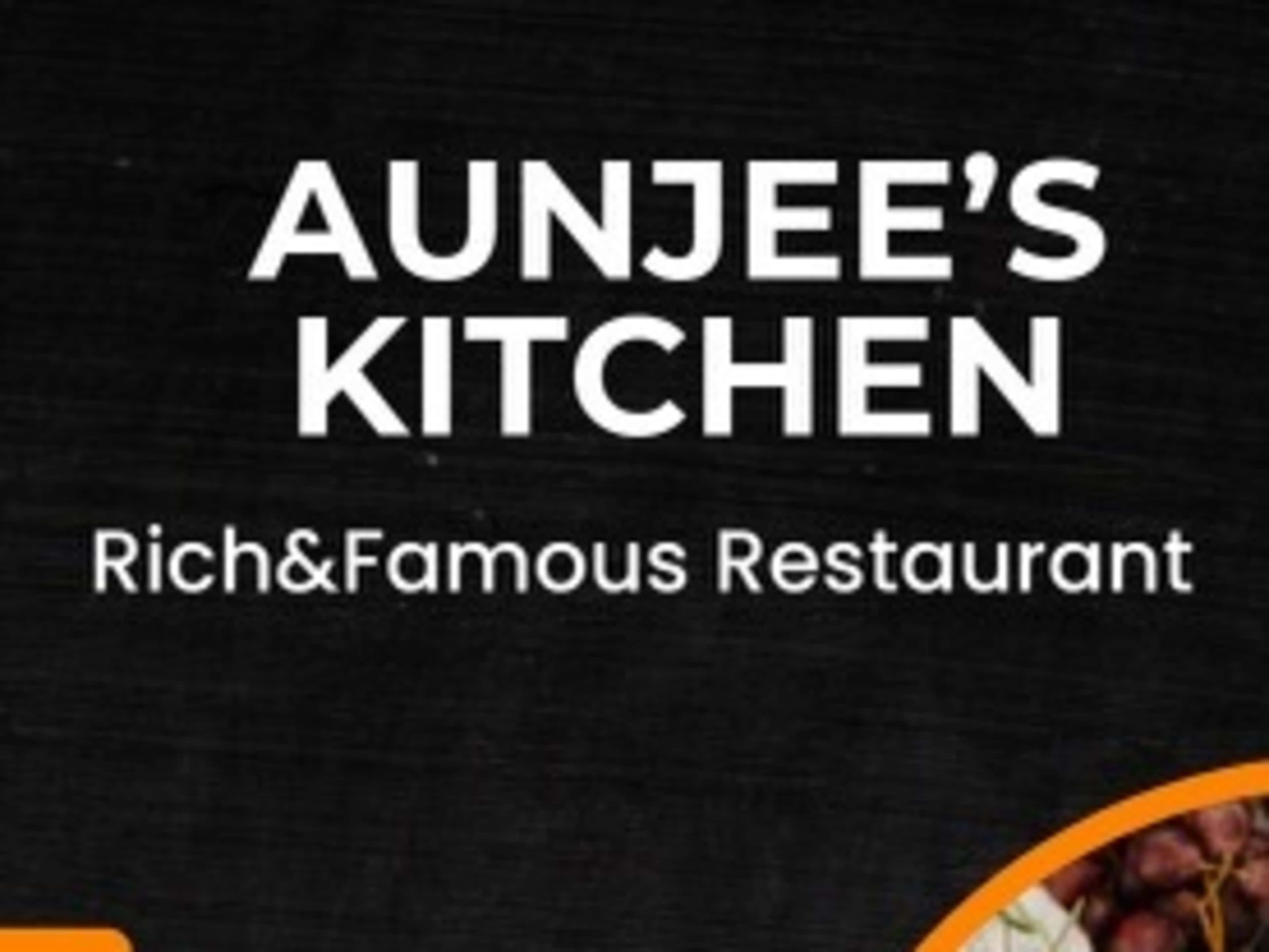 Access To Aunjee's Luxury Dinner Menu