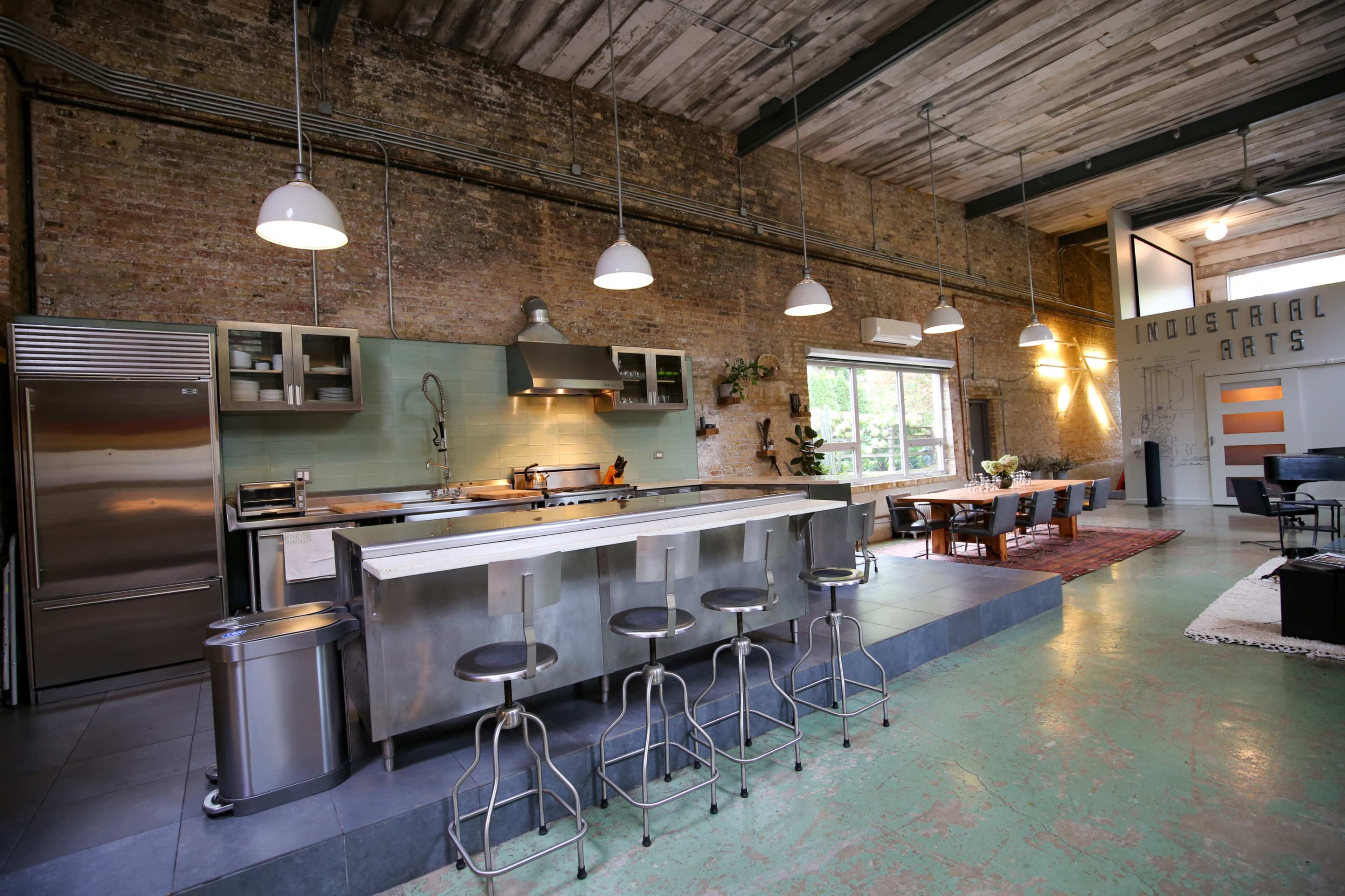 IA House- Inspiring Private Industrial Loft & Garden Image in Irving Park, Chicago, IL