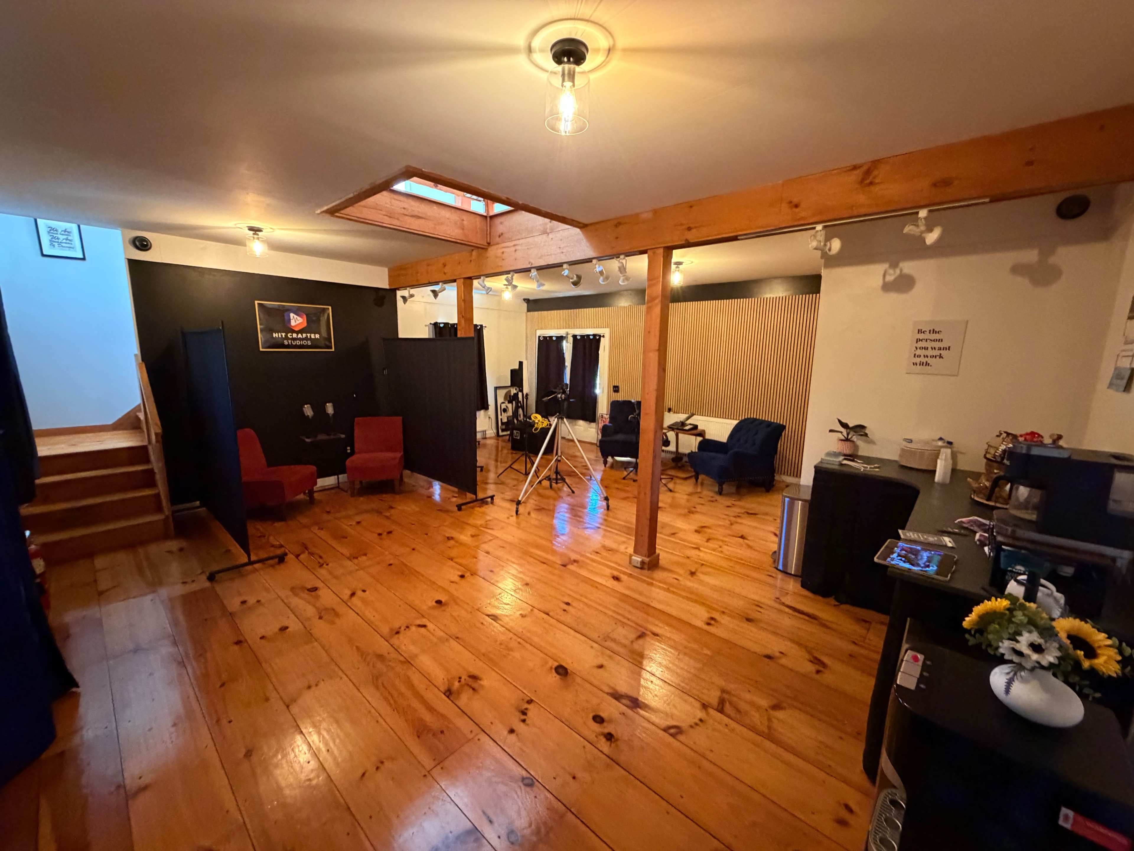 Polished Podcast & Voice-Over Studio with Engineer Option Image in Goshen, Goshen, CT