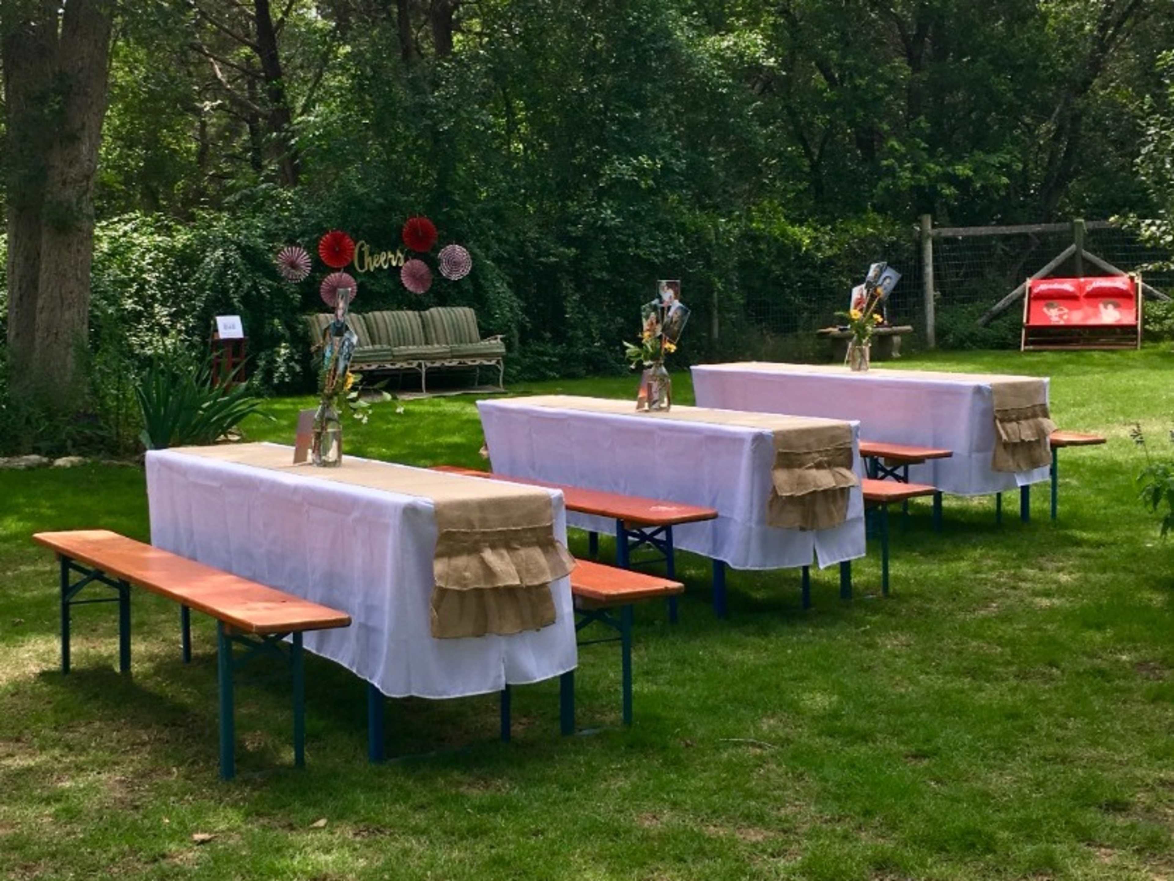 Bier Garden Table and Benches