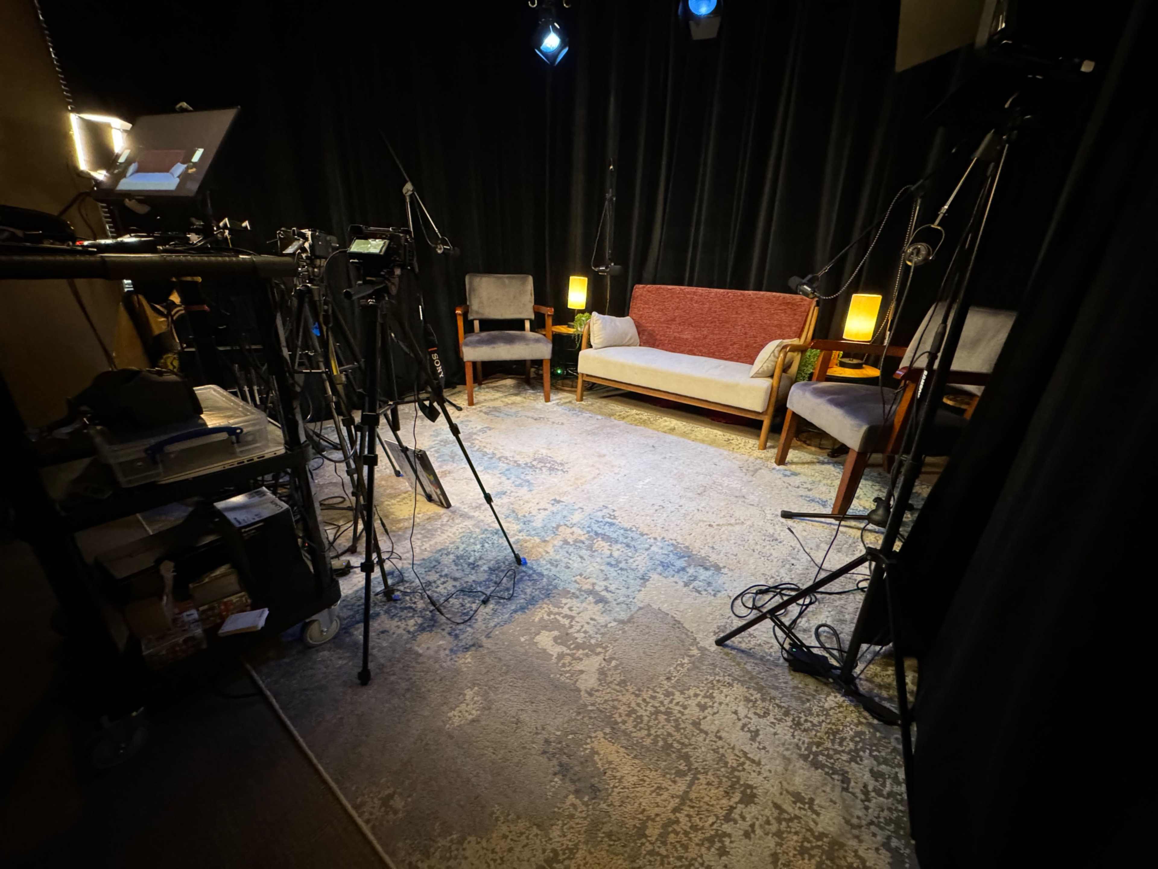 Music Row Video Podcast,  Commercial Studio or Master Class Video Studio Image in Midtown, Nashville, TN