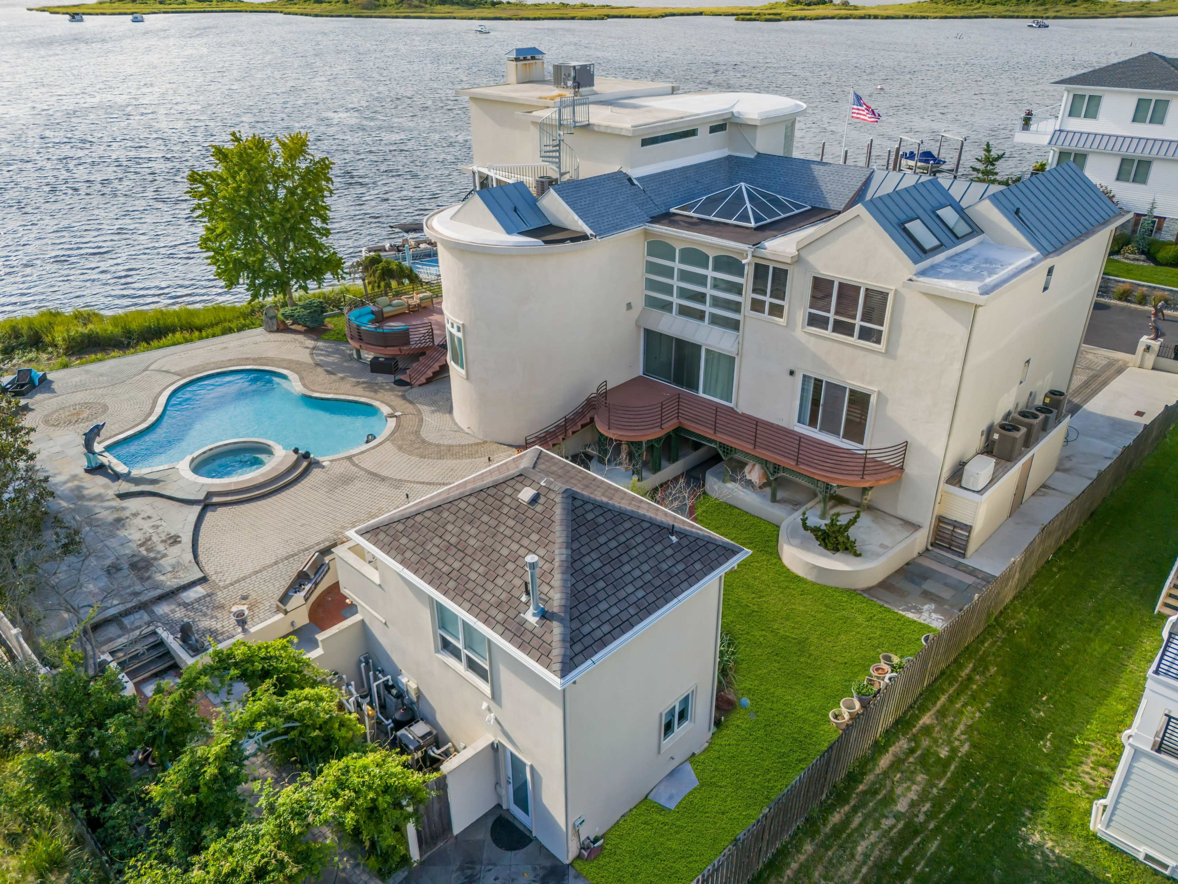 Luxury Waterfront Villa • Heated Pool + Dock Image in Sea Bright, Sea Bright, NJ