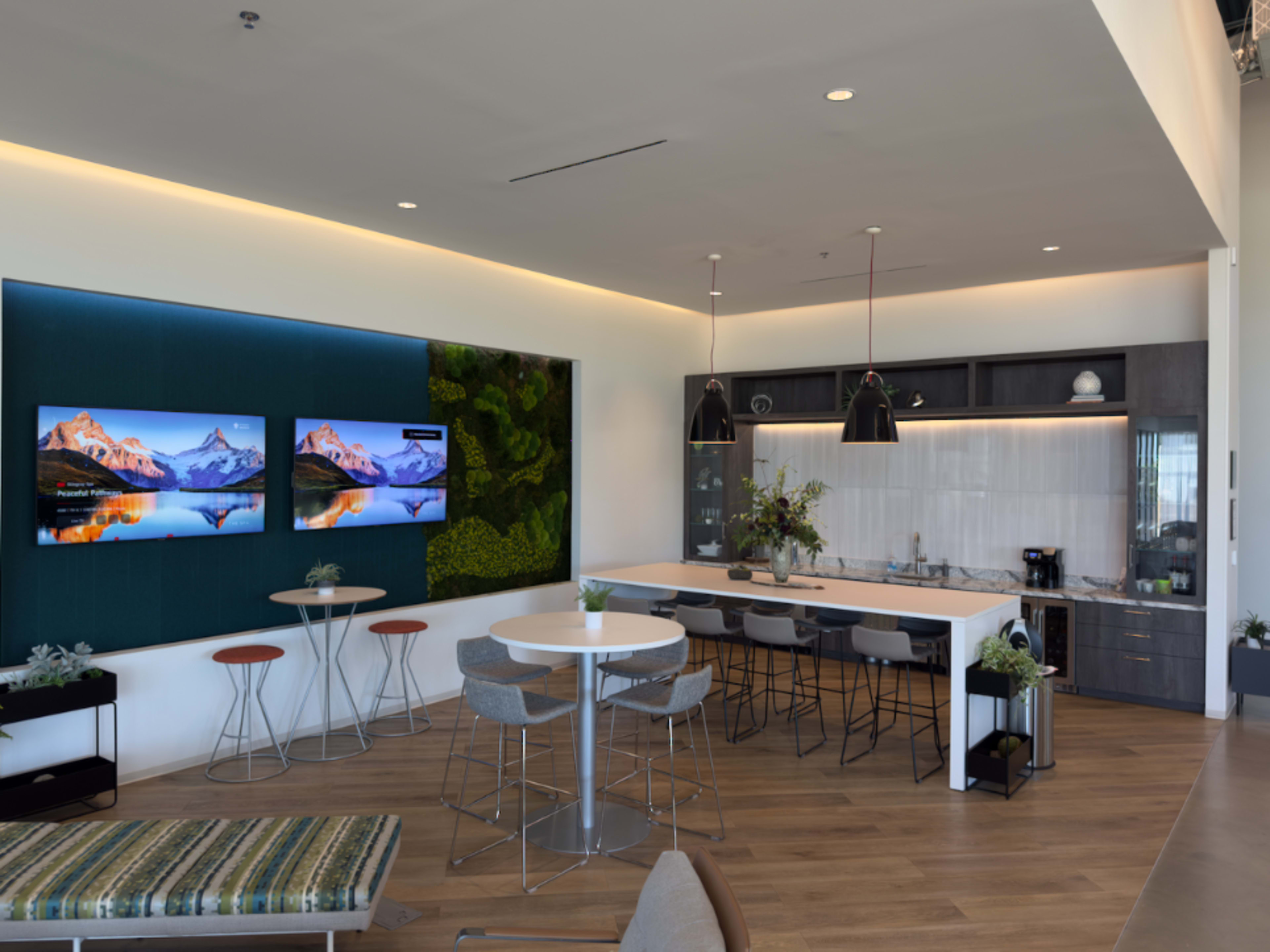 Hospitality Area Breakfast / Lunch Setup