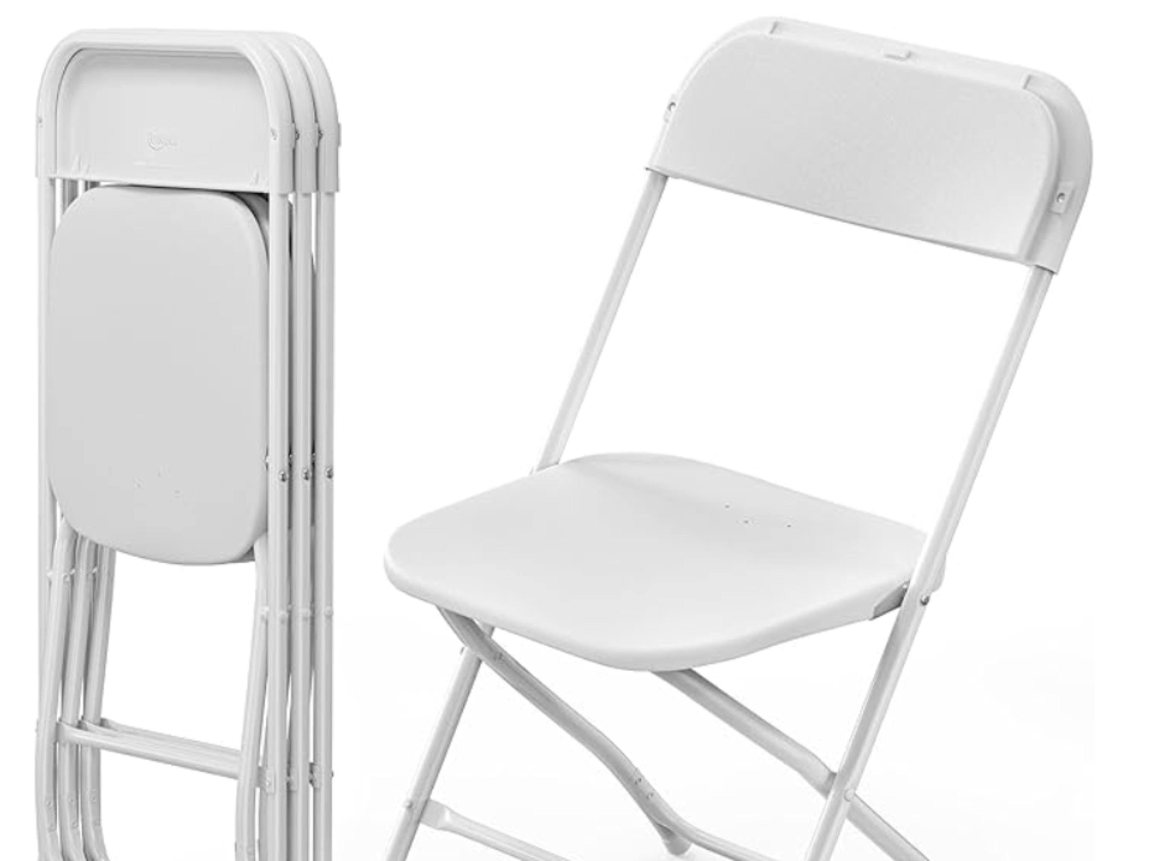 White Folding Chairs 